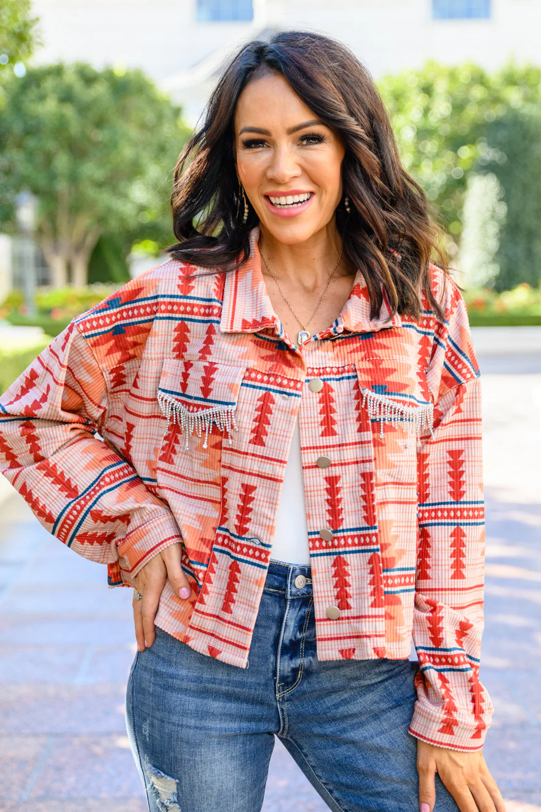 Breaking Free Western Print Jacket - Makeswep