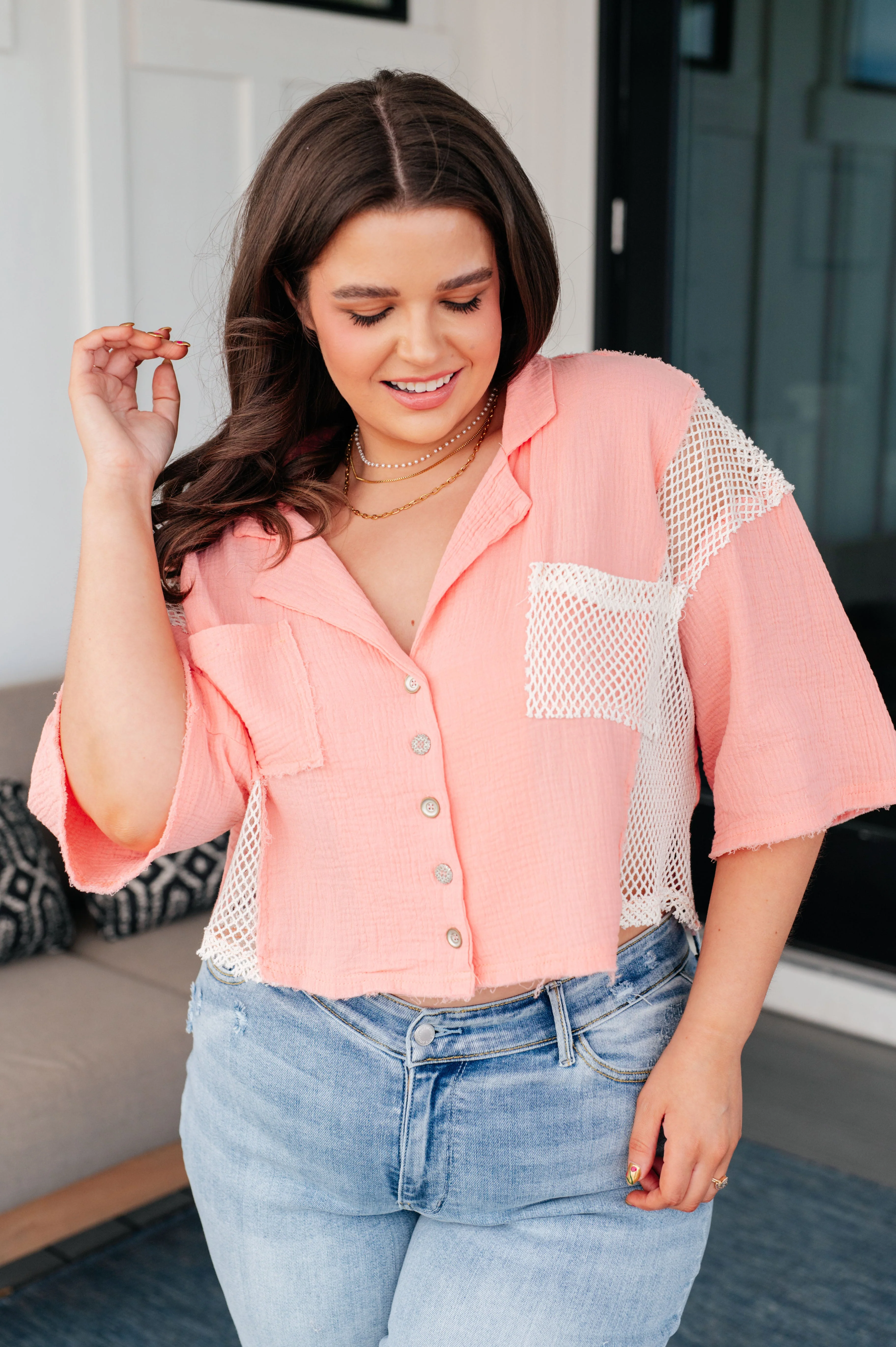Havana Nights Button Up Top - Makeswep