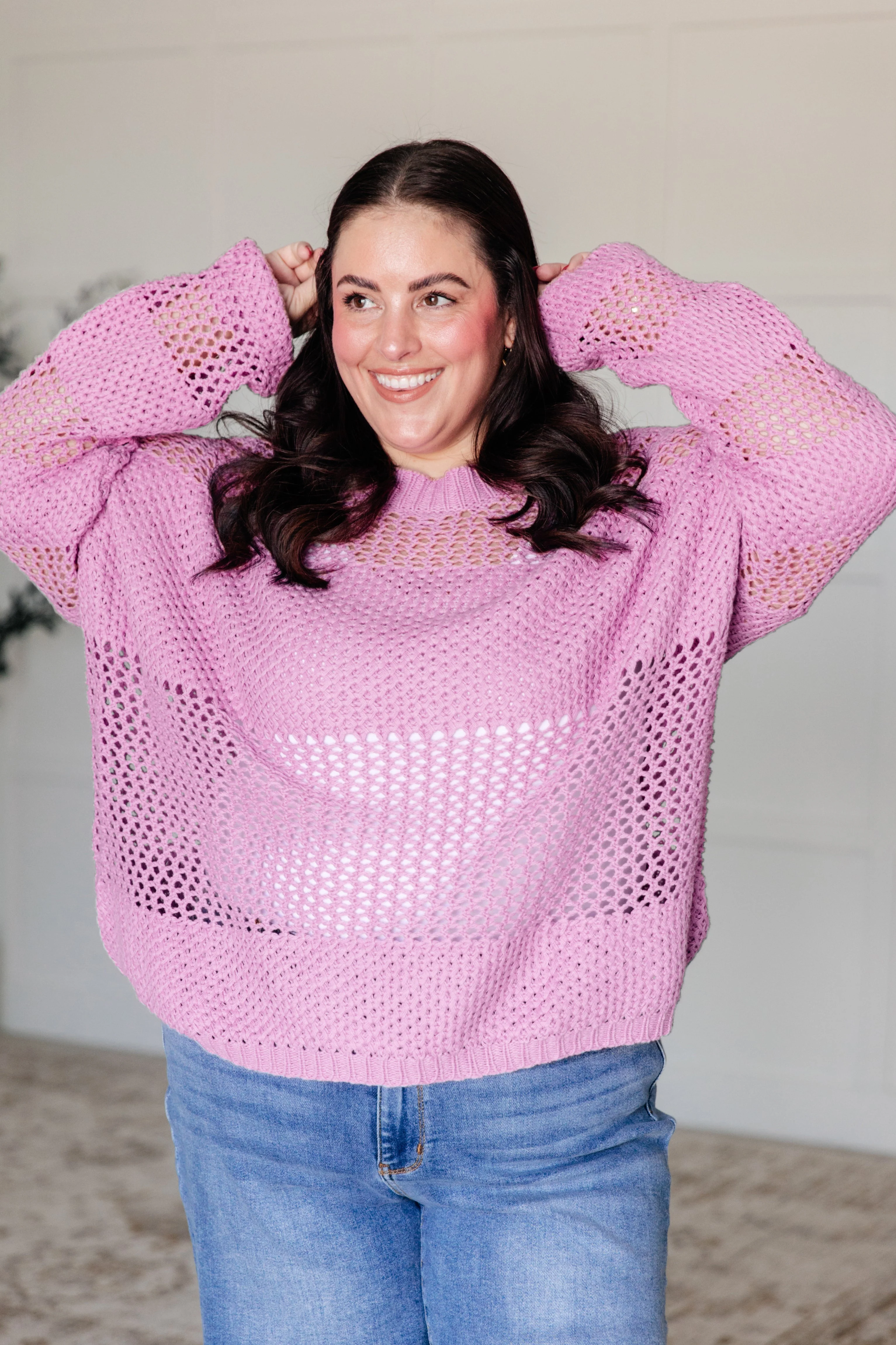 My Latest Love Loose Knit Sweater - Makeswep