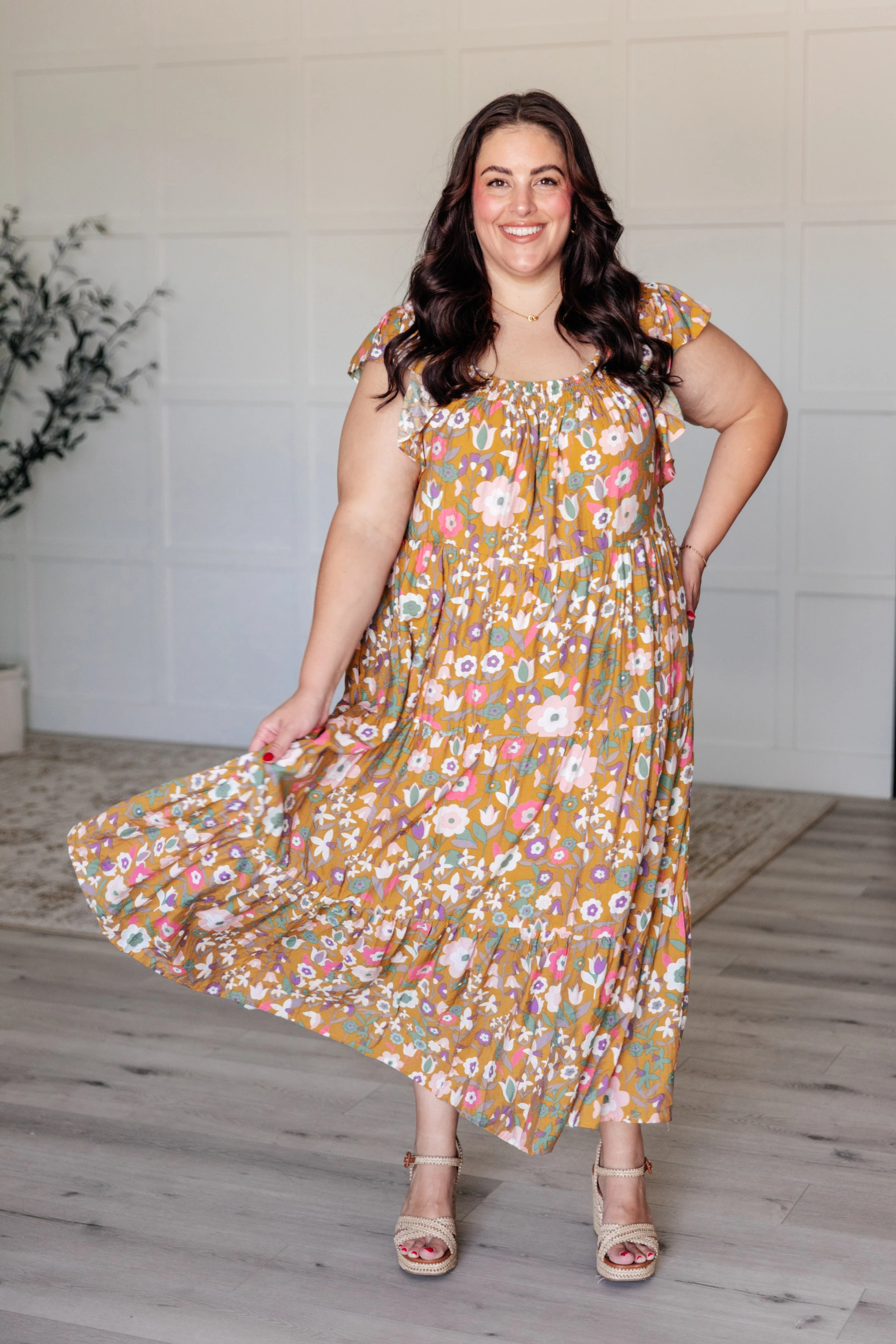 I Done It Good Flutter Sleeve Dress - Makeswep