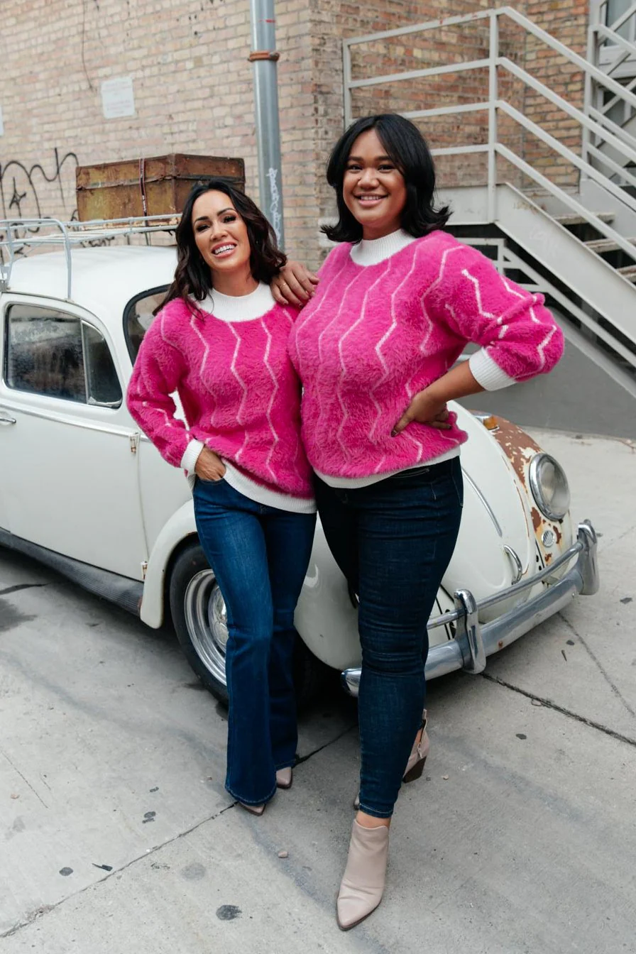 Pop Culture Zig Zag Sweater - Makeswep