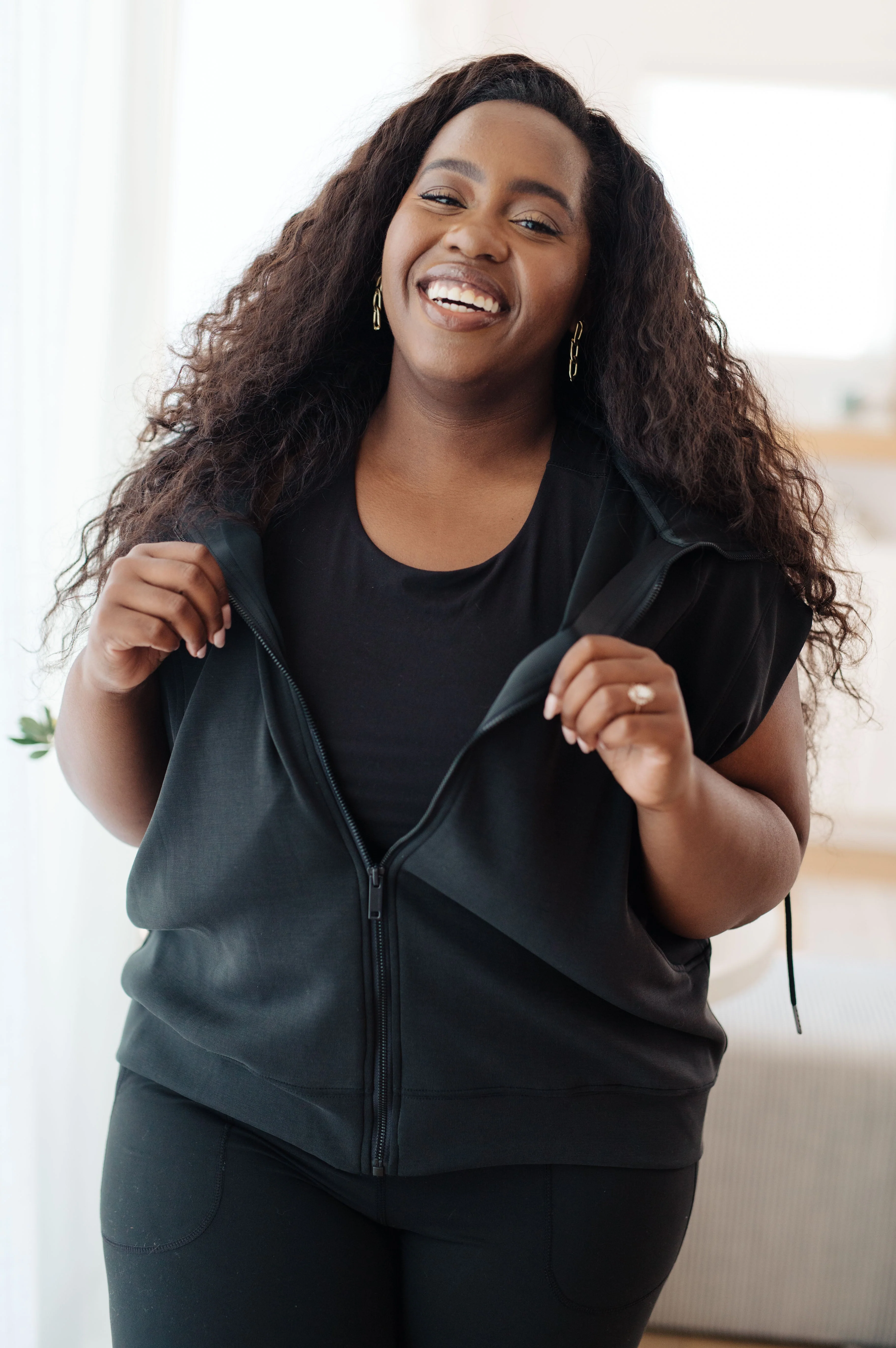 Still Moving Sleeveless Hoodie - Makeswep