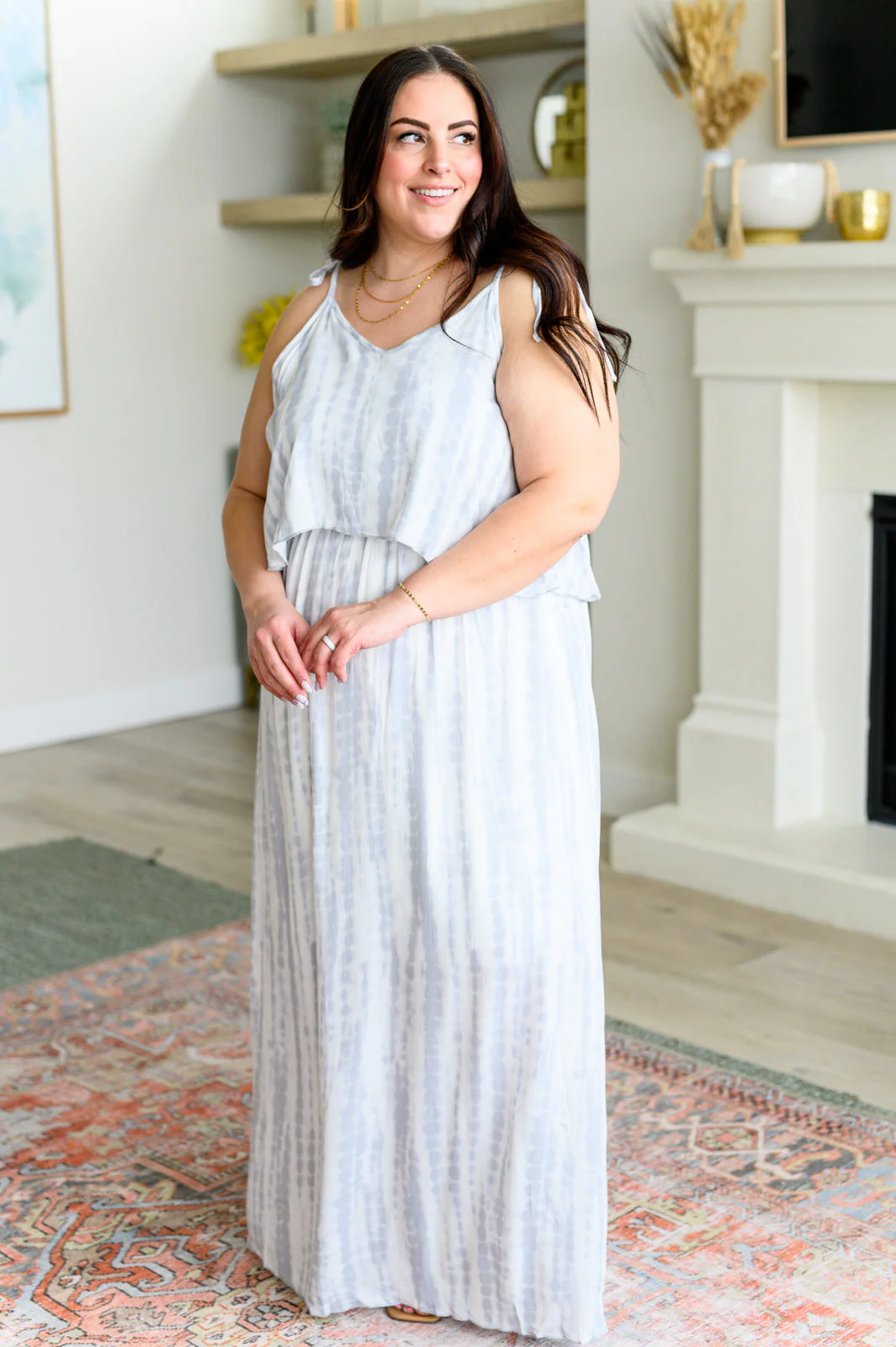 No More Grey Skies Maxi Dress - Makeswep