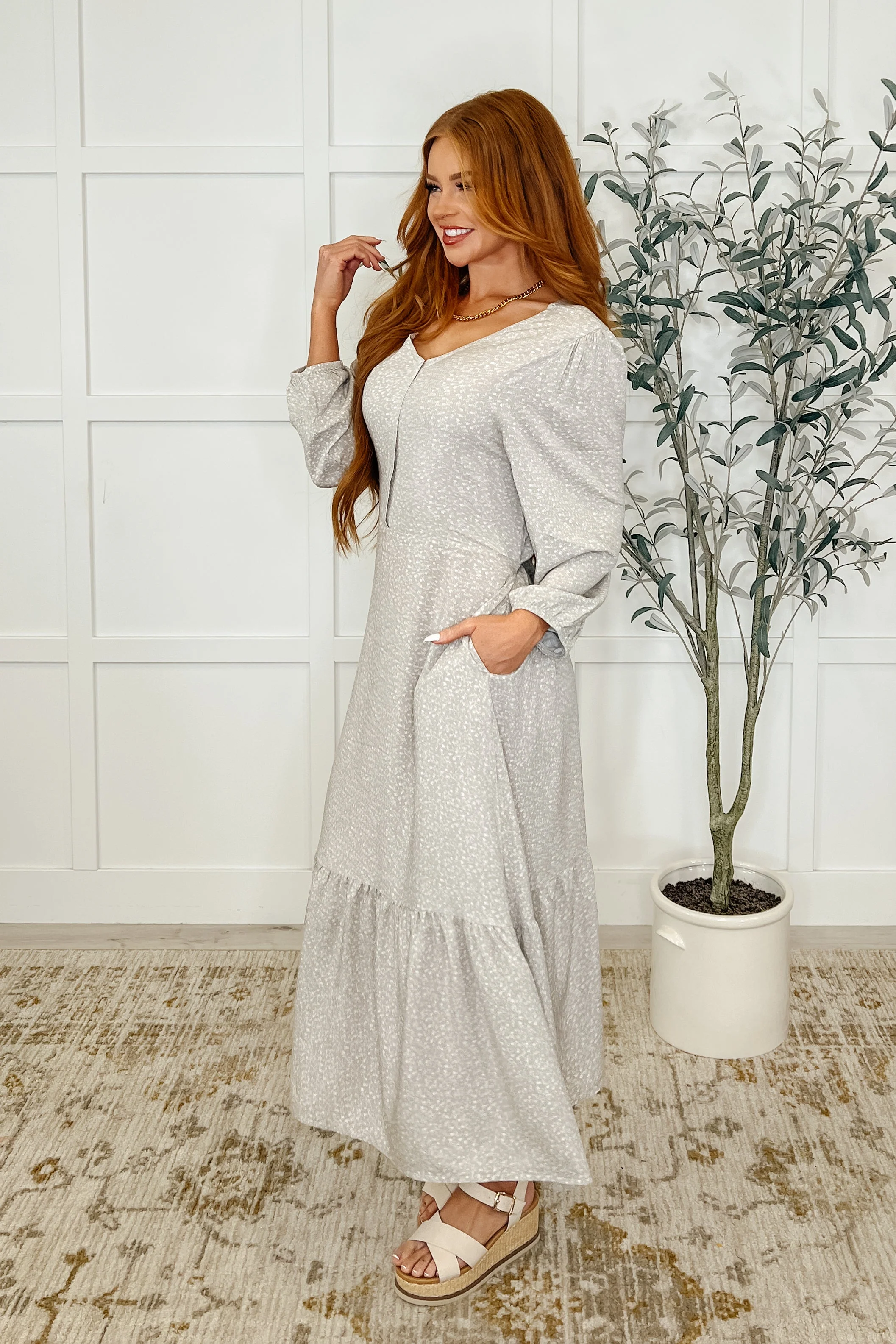 Maple Dress Greige Vineyard - Makeswep