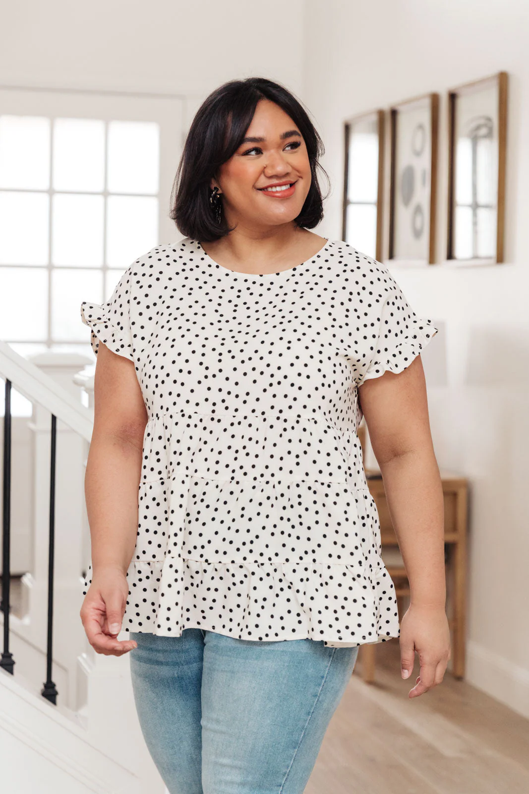 Dreamy Look Top In White - Makeswep