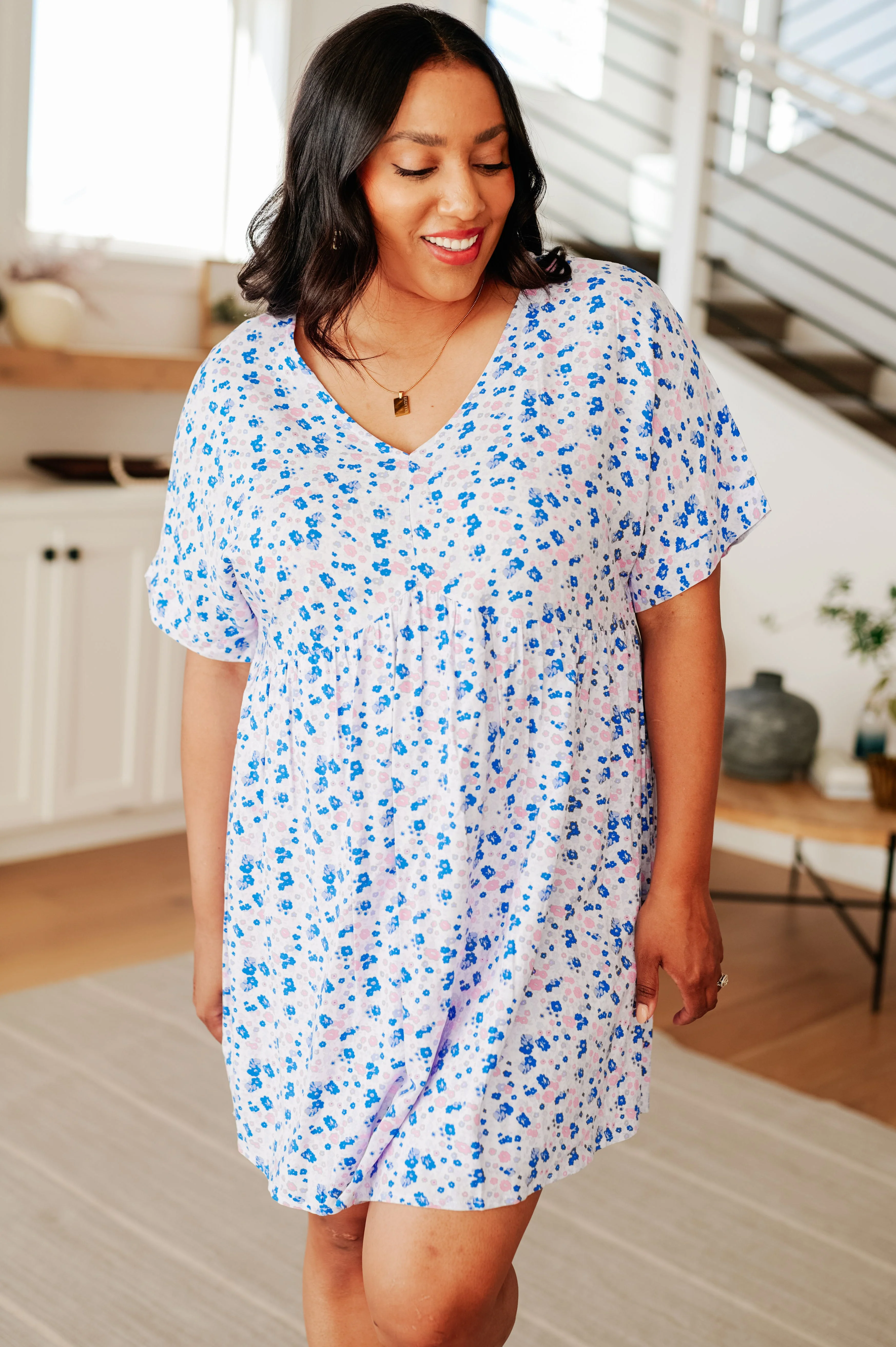 Sunny Streets Dress in Lavender - Makeswep