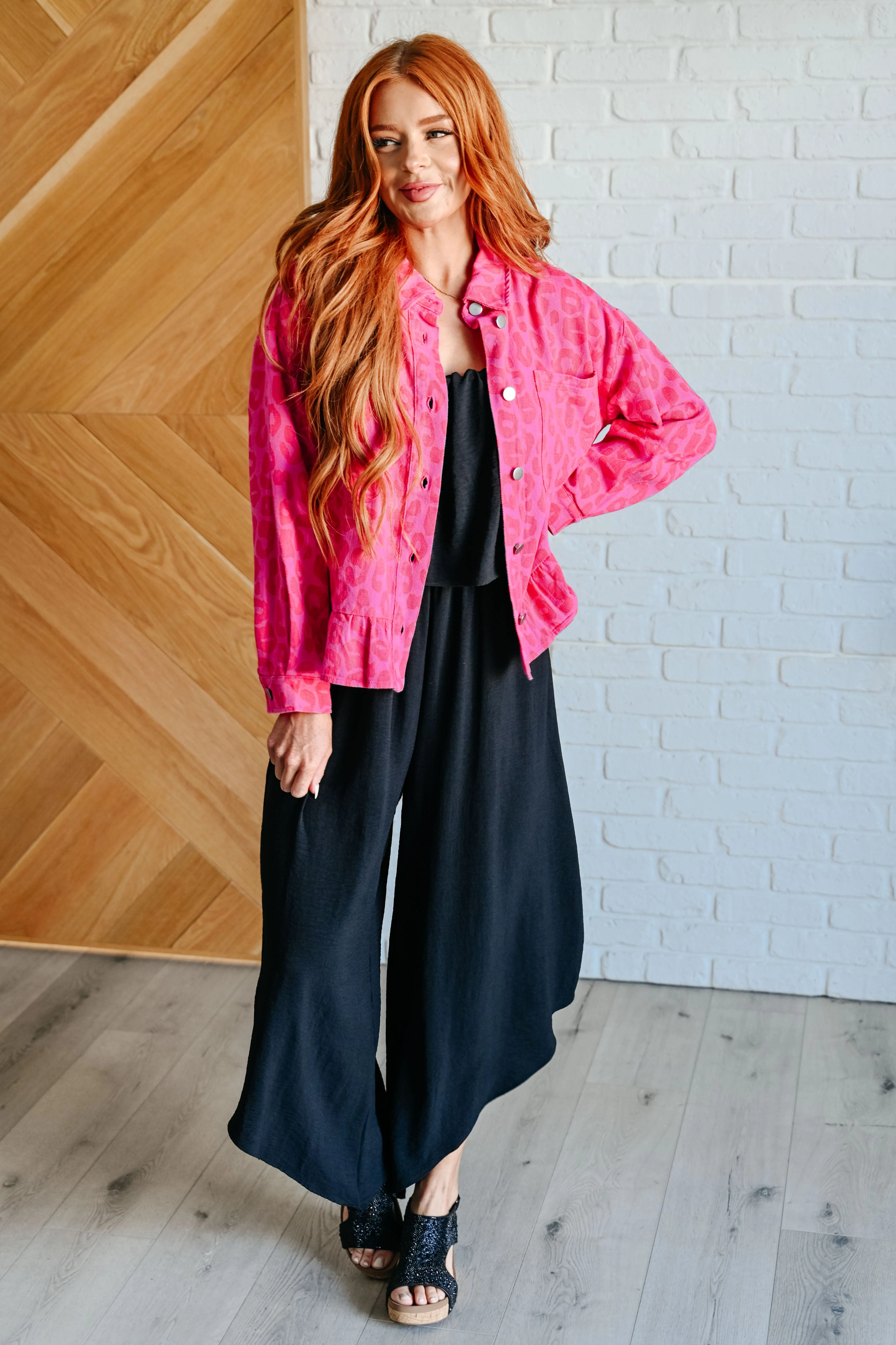 Wild At Heart Animal Print Button Down - Makeswep