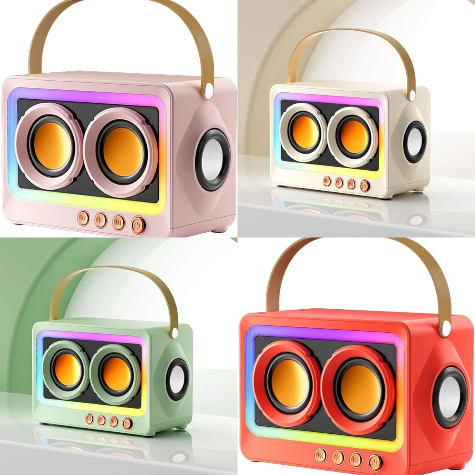 Boombox Mini Bluetooth Wireless Speaker in Assorted Colors - Makeswep