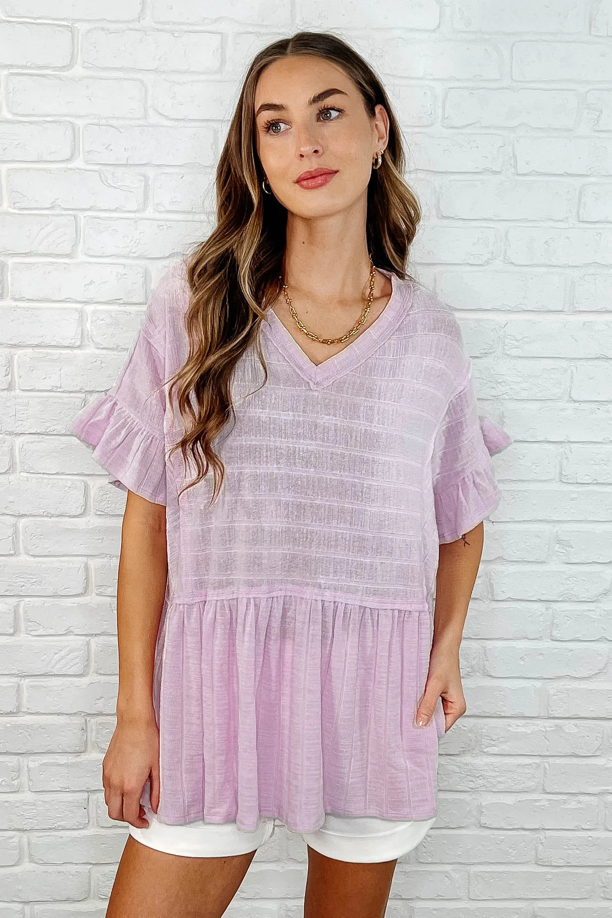 Can't Find the Words V-Neck Blouse - Makeswep