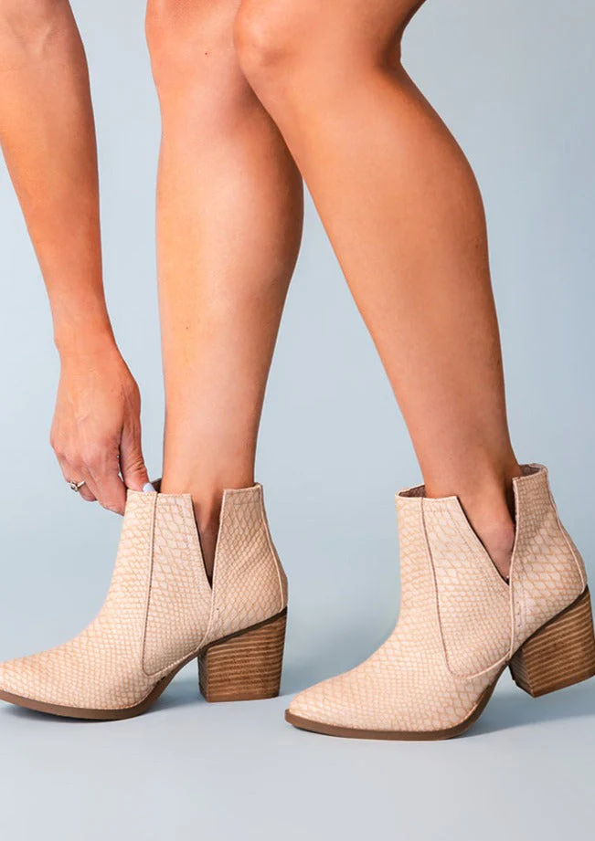 Tarim Bootie in Blush - Makeswep