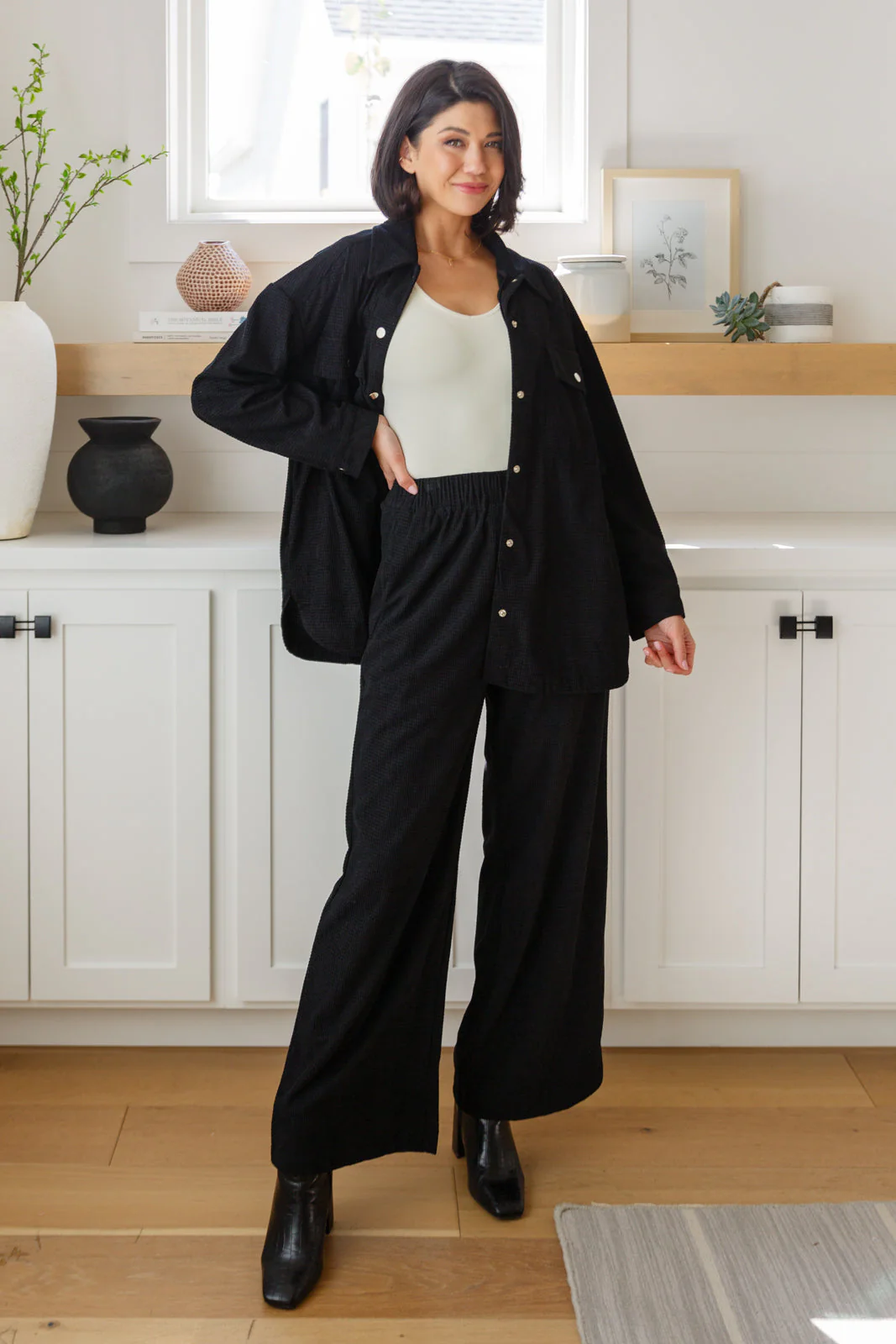 Come Rain or Shine Wide Leg Pants - Makeswep