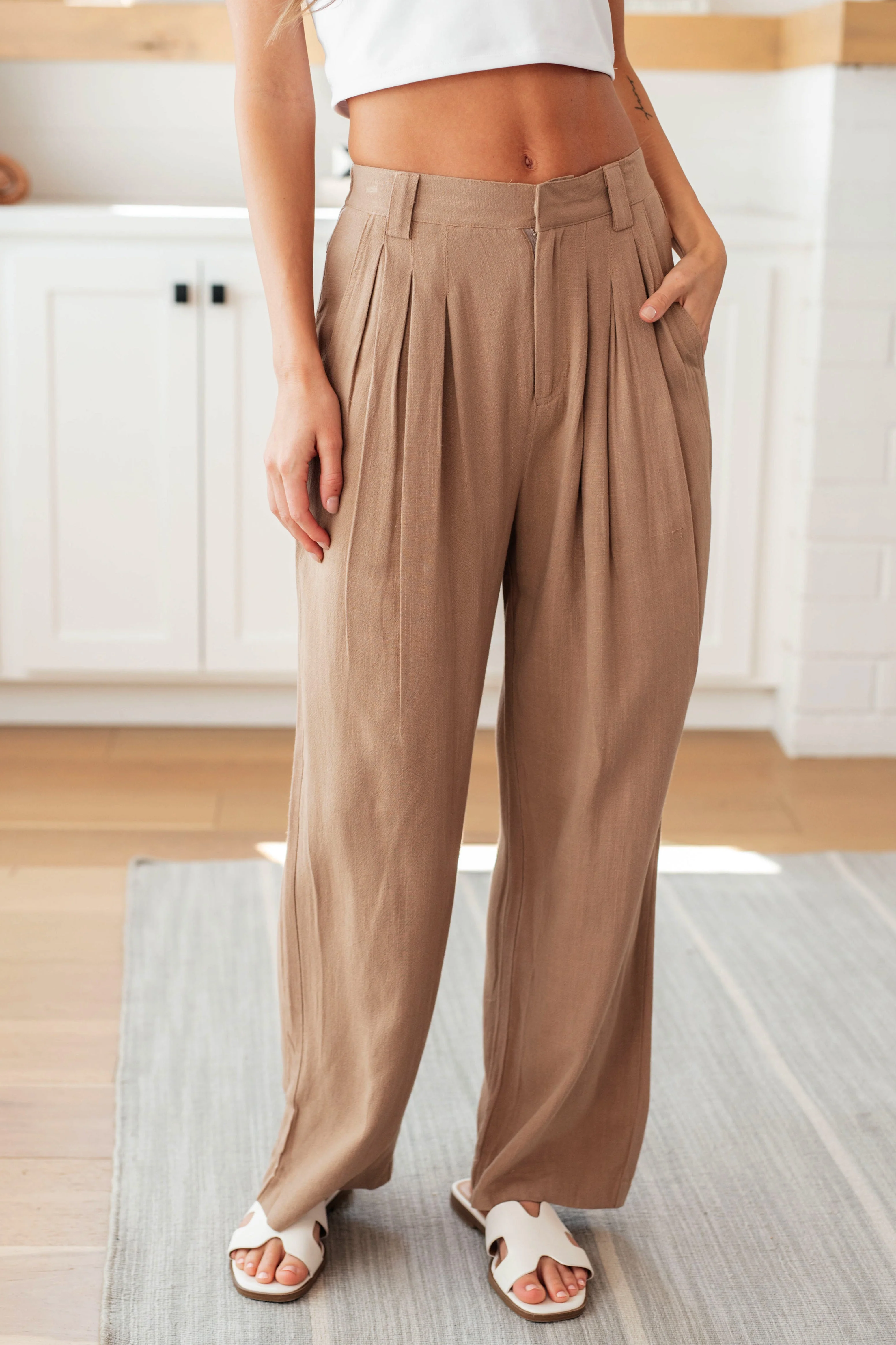 Business Meeting Wide Leg Pants - Makeswep