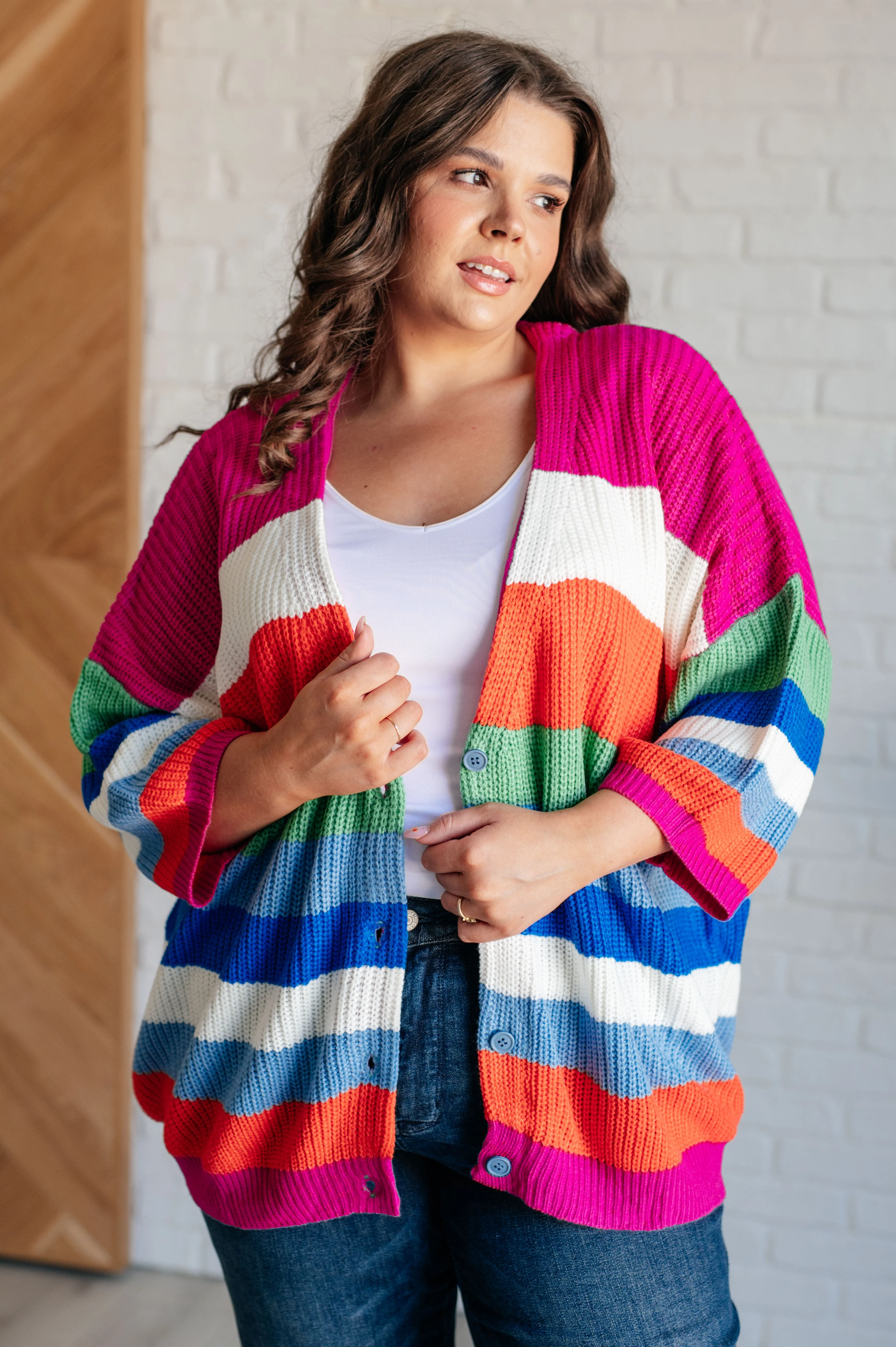 Bold Flirt Button Down Cardigan - Makeswep