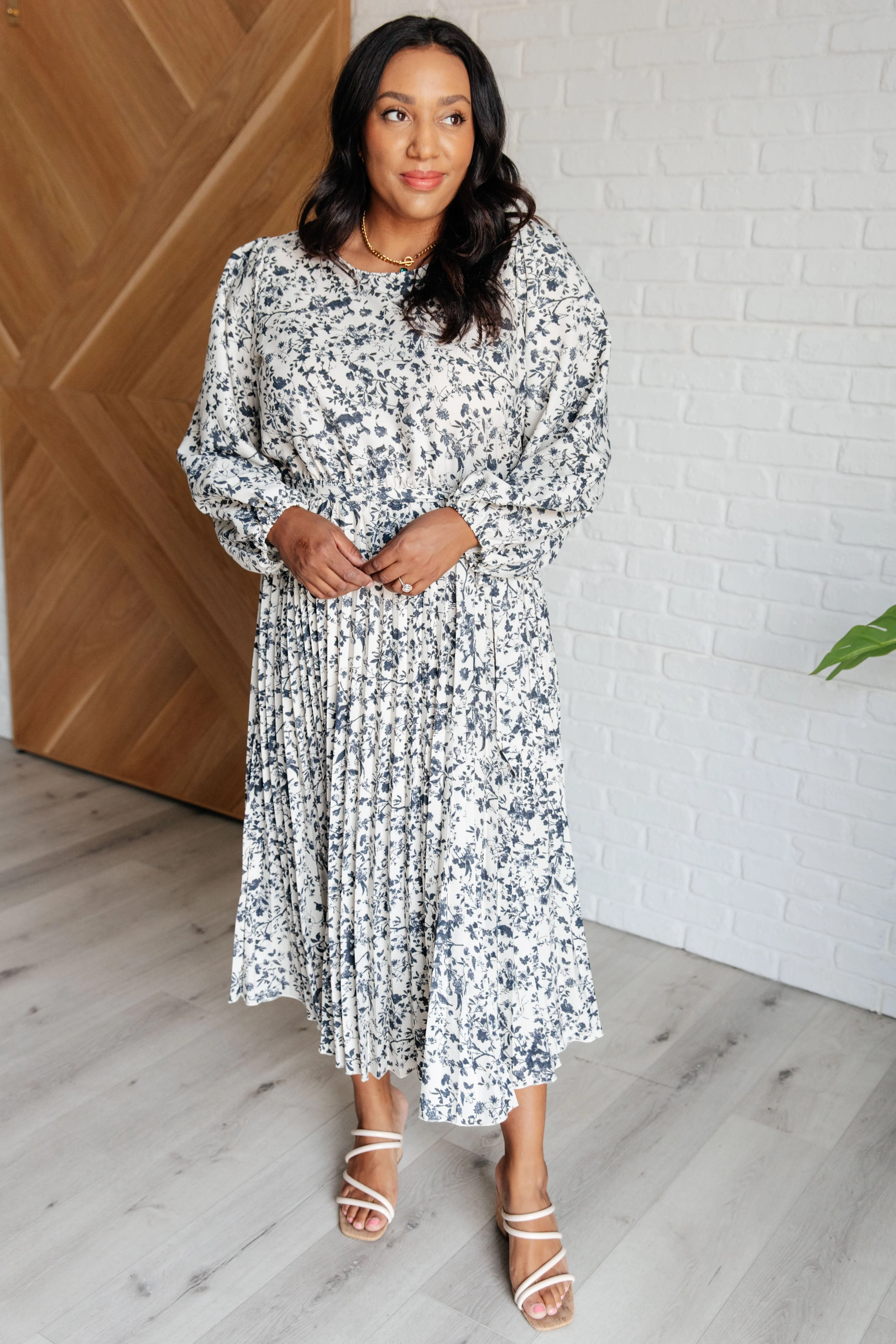 Tea Time Pleated Dress - Makeswep