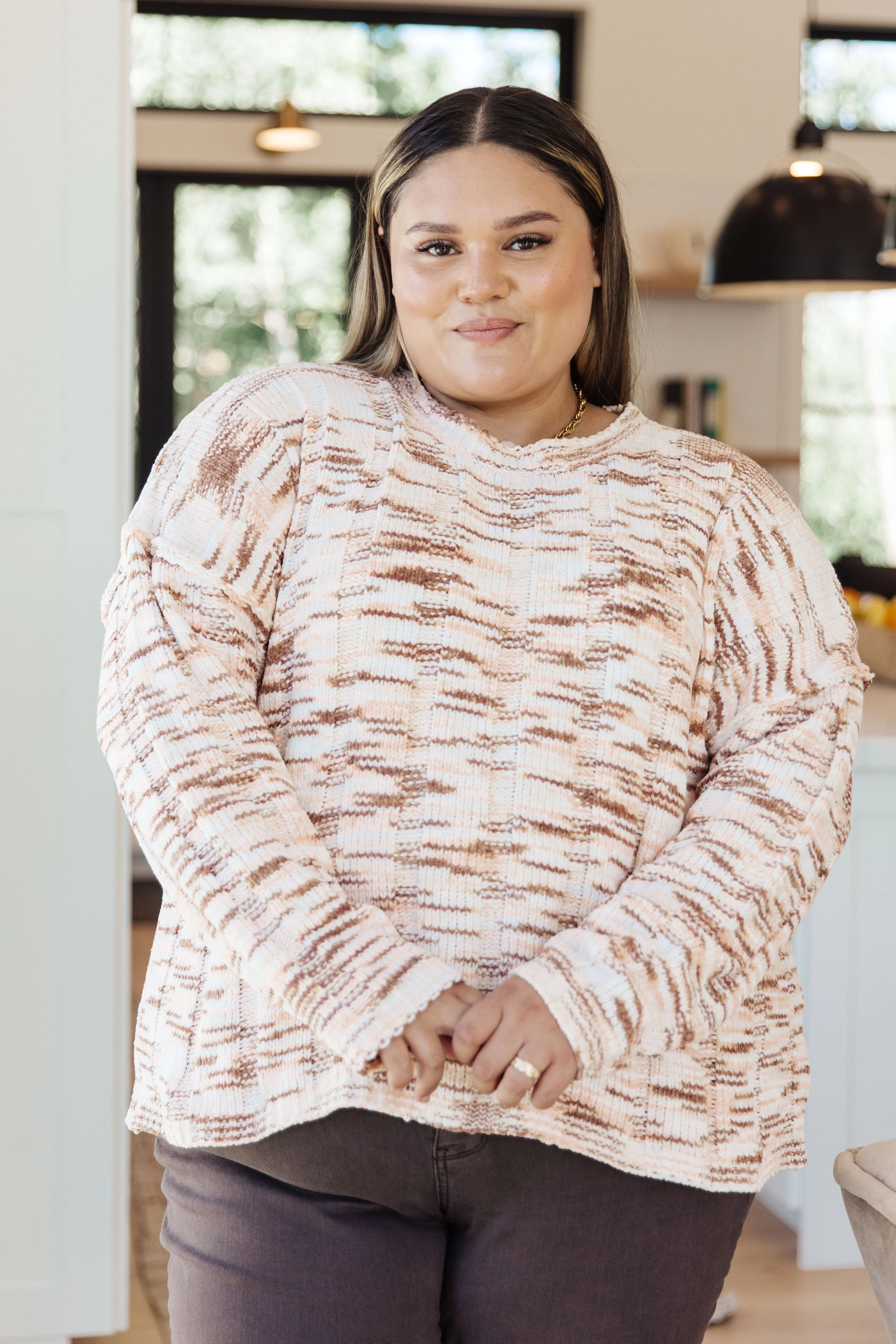 Wait A Minute Melange Sweater - Makeswep