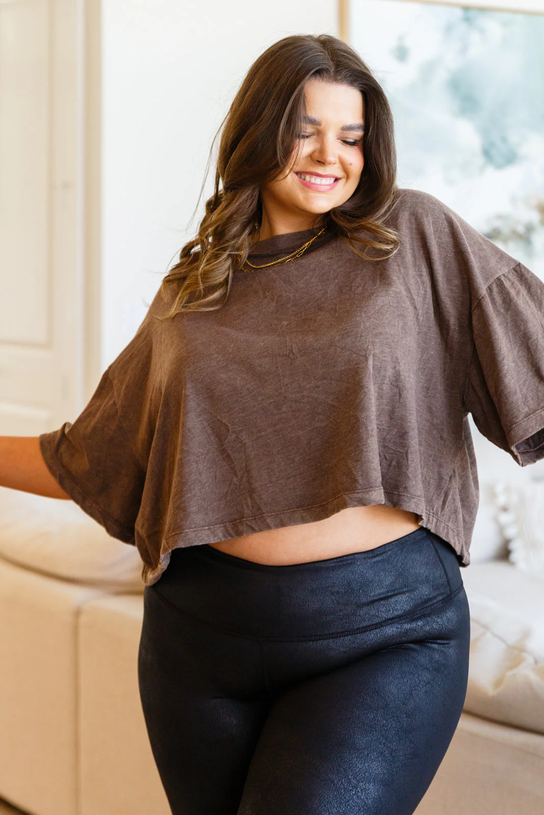 Can't Handle It Cropped T-Shirt - Makeswep