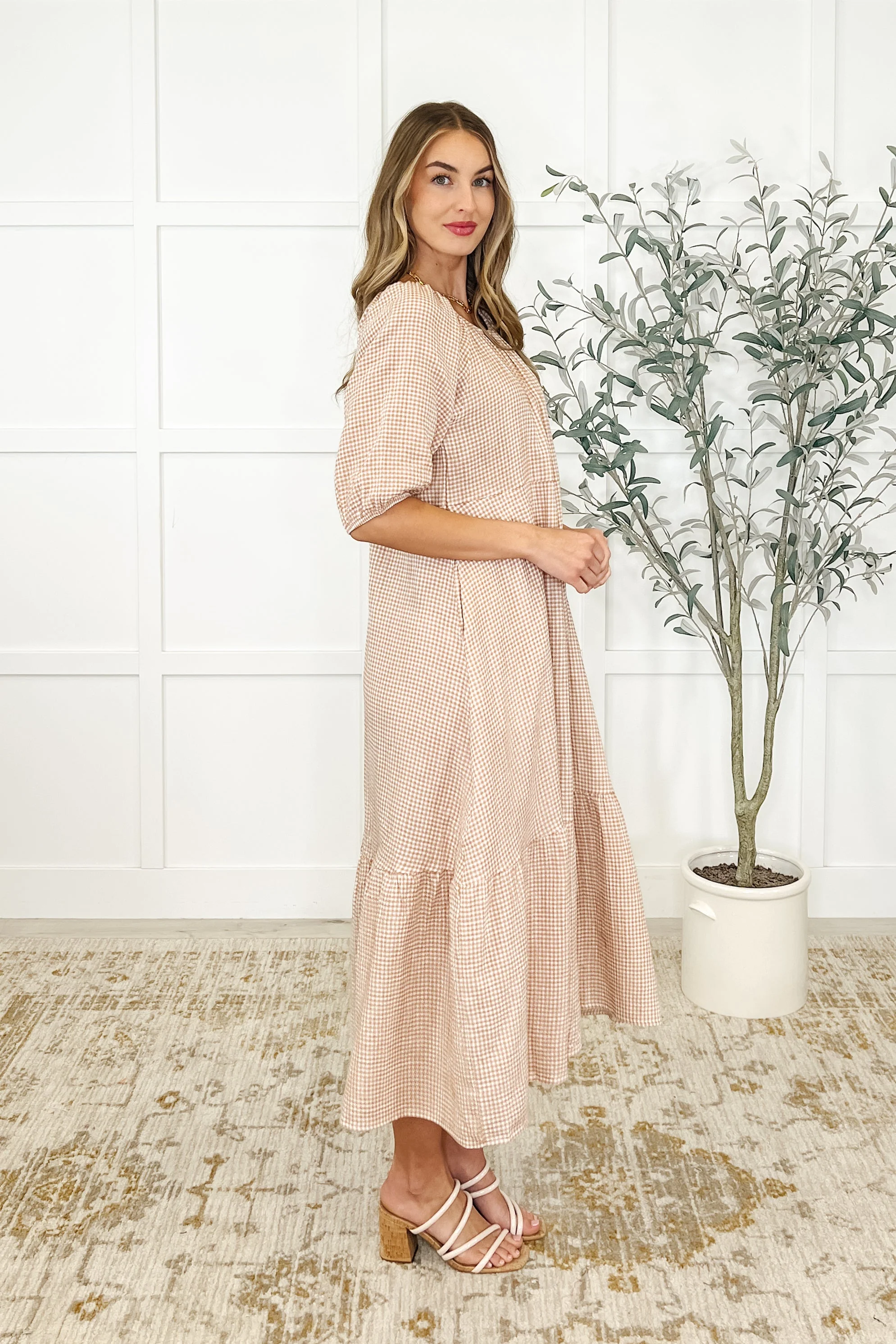 Hazel Dress in Toffee - Makeswep