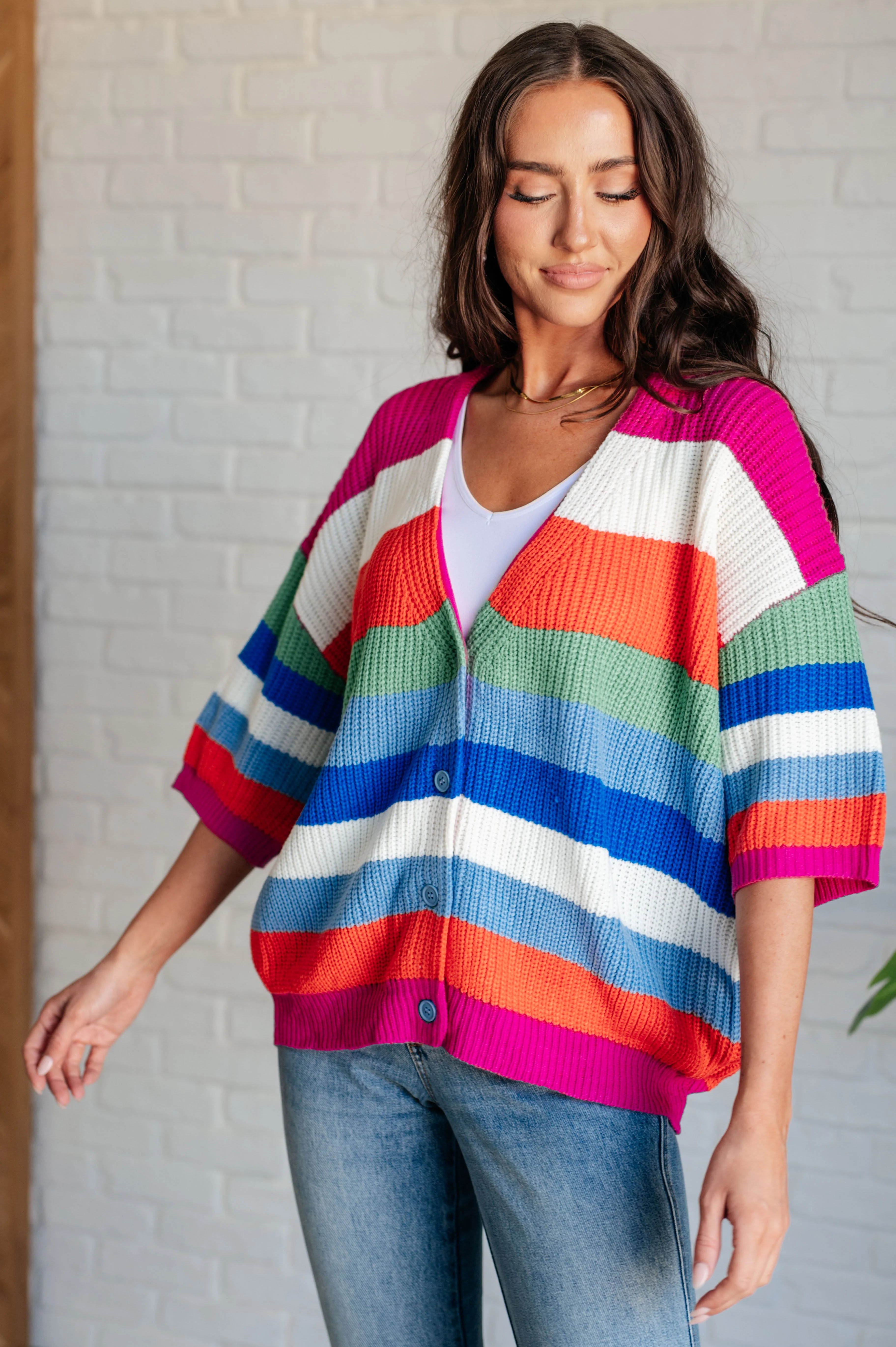 Bold Flirt Button Down Cardigan - Makeswep