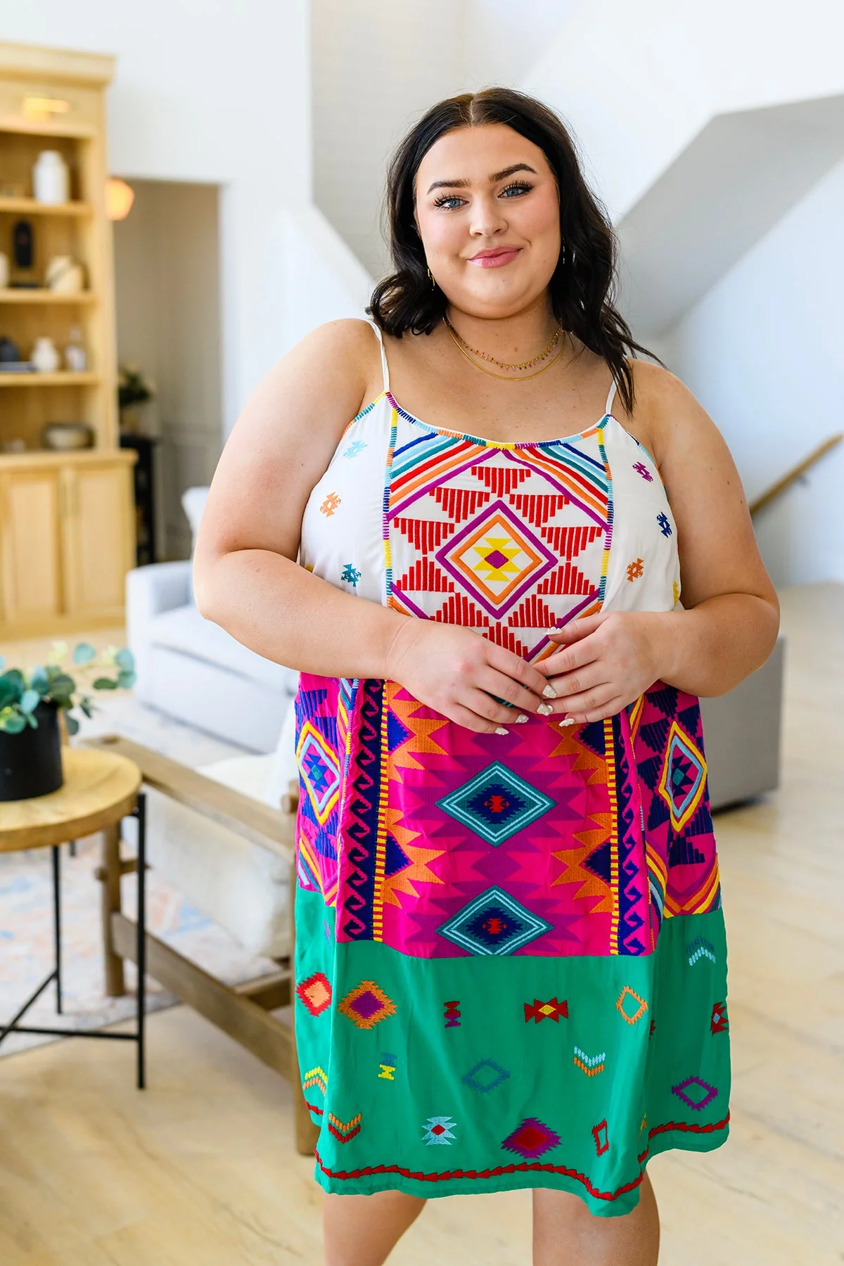 Camilla Tiered Embroidered Dress - Makeswep