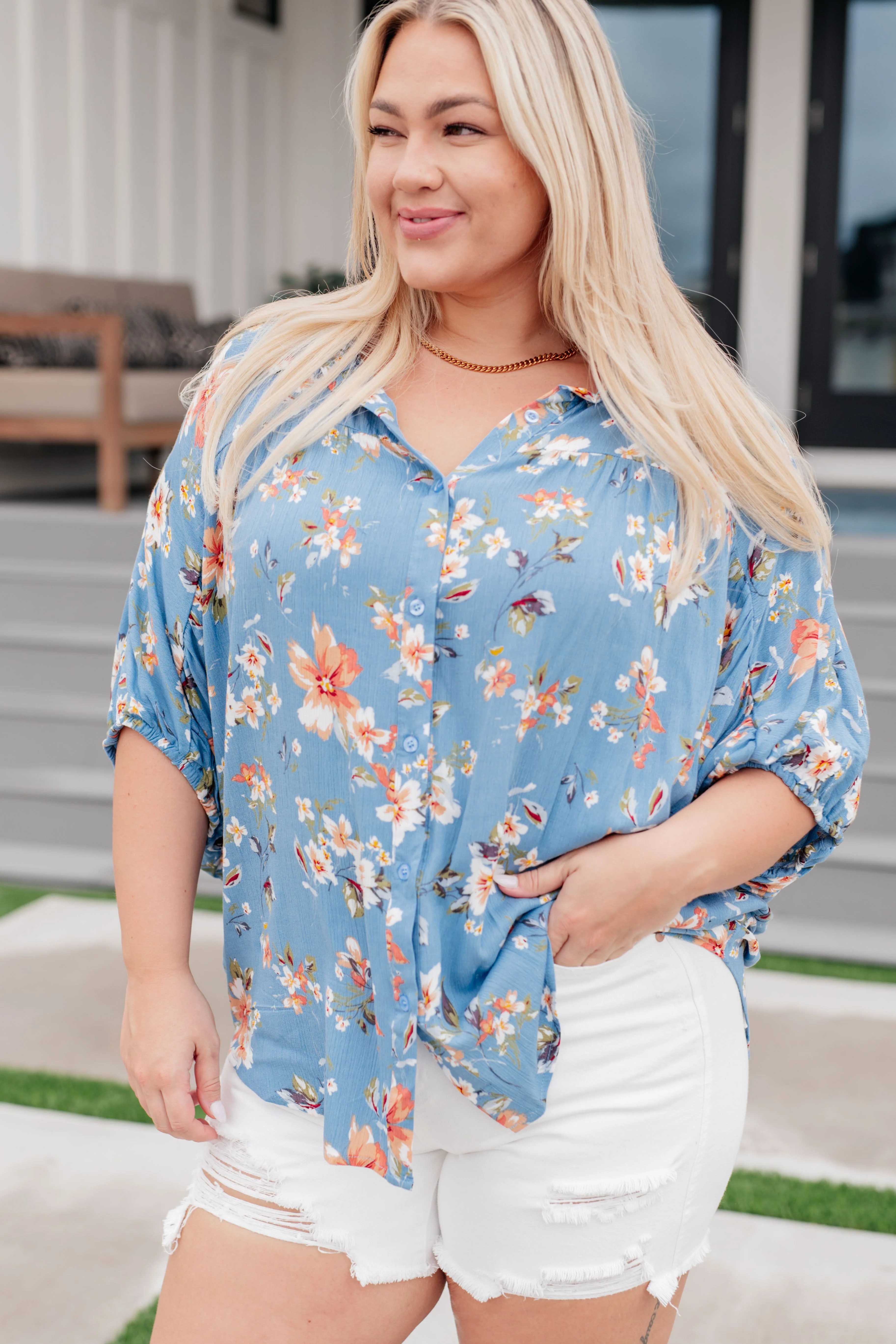 Lanikai Floral Button Down - Makeswep