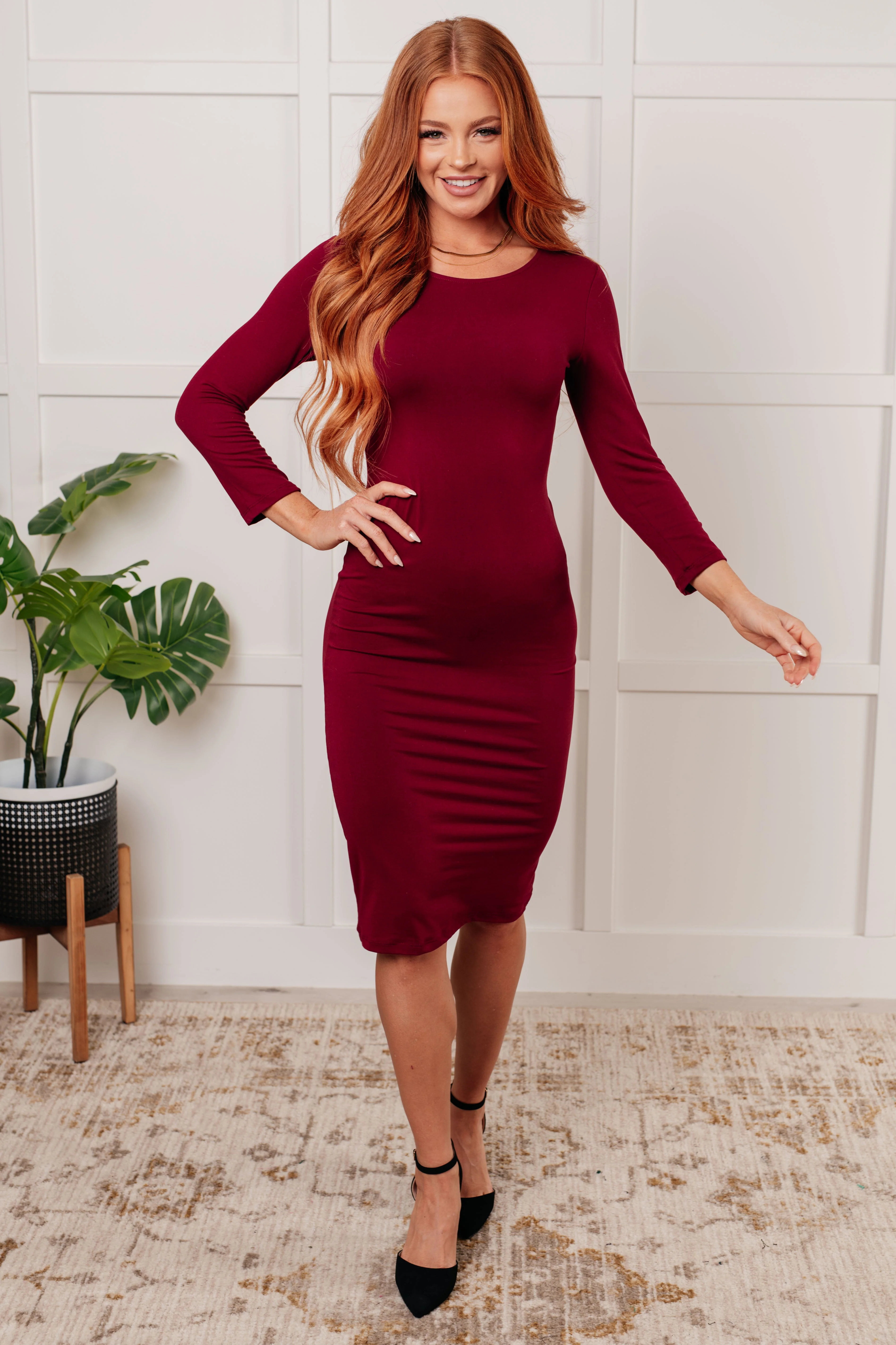 Sure To Fall In Love Bodycon Dress - Makeswep