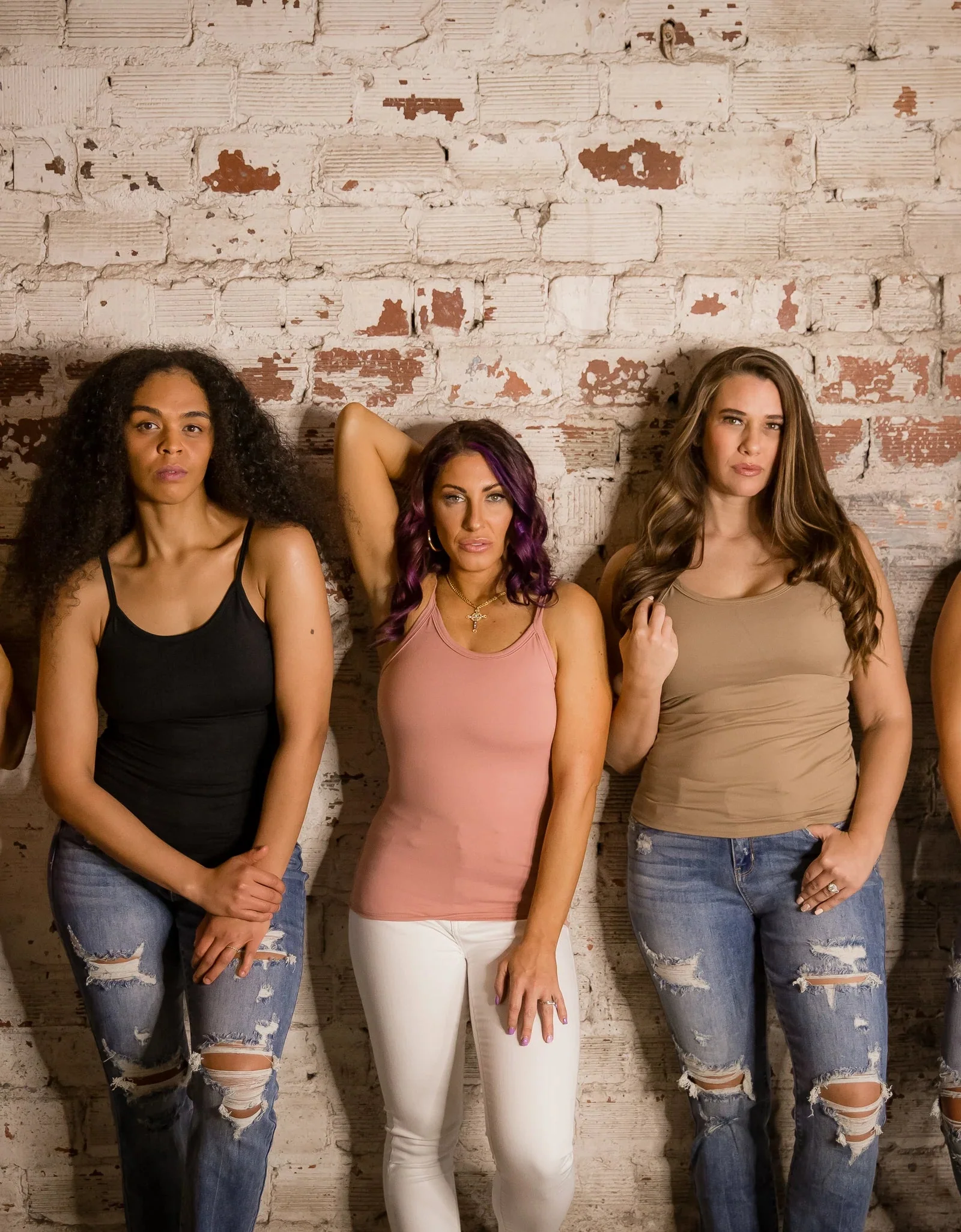 Spaghetti Strap Brami Tank in Black - Makeswep