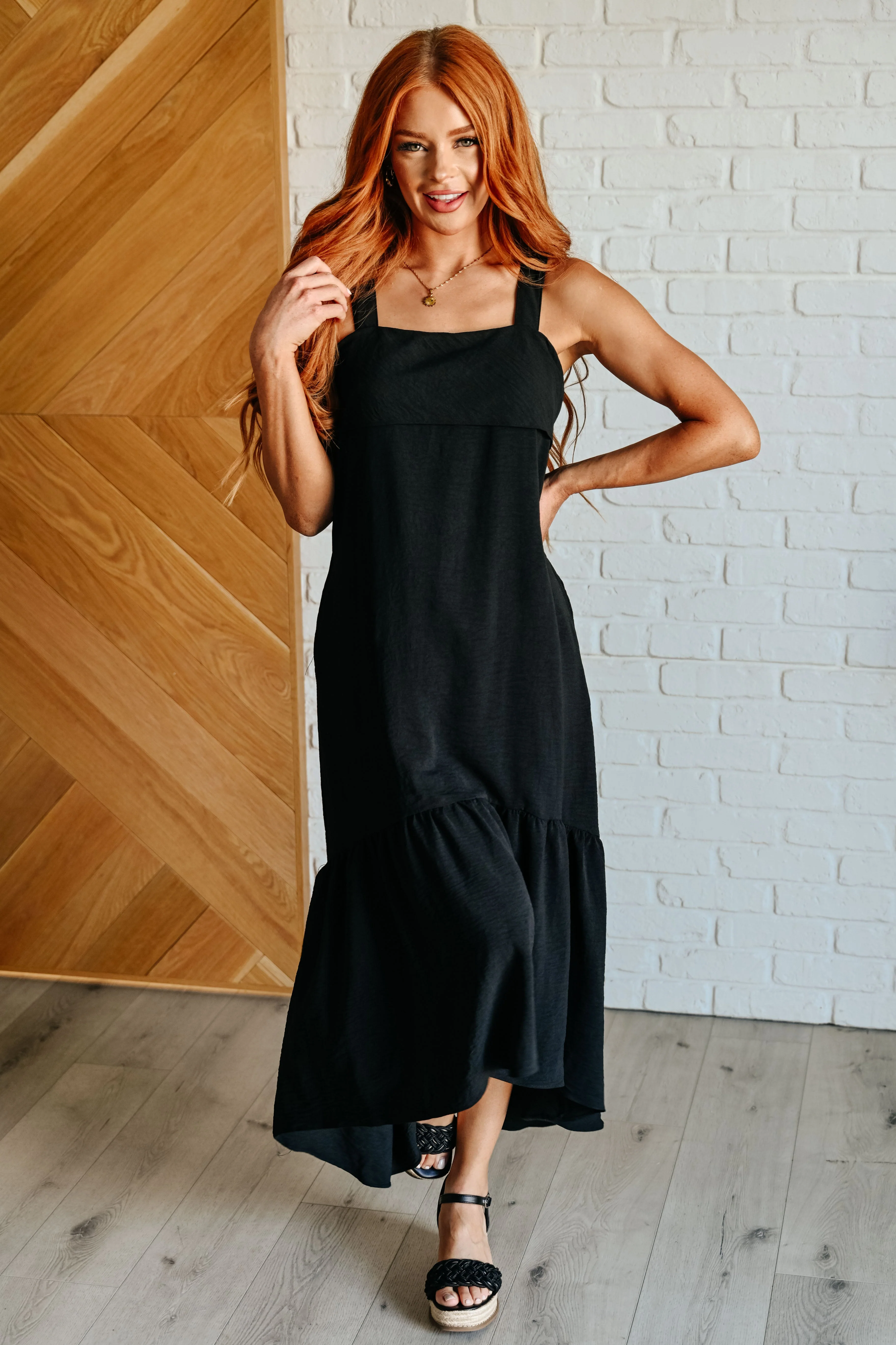 Nightlife Tie Back Maxi Dress - Makeswep