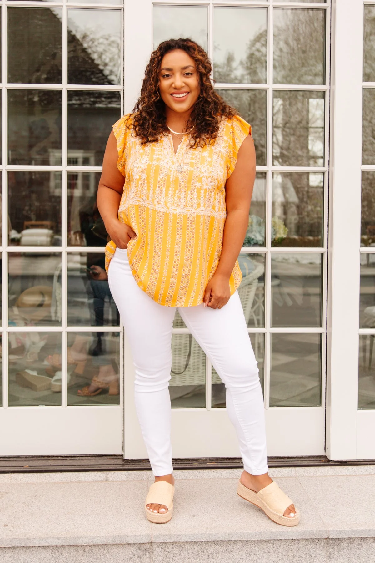 Mellow Yellow Blouse - Makeswep