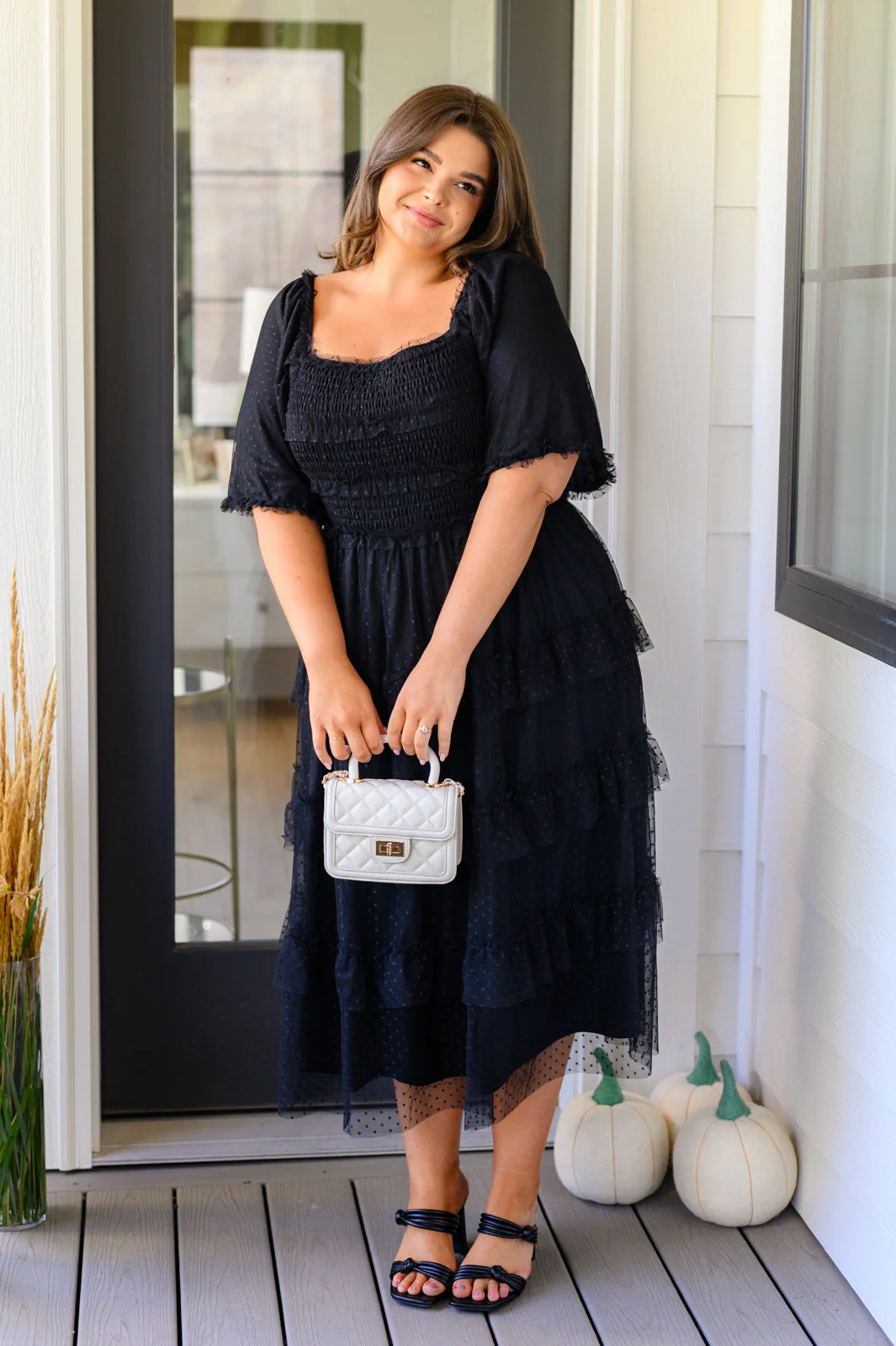 Midnight Waltz Midi Dress - Makeswep