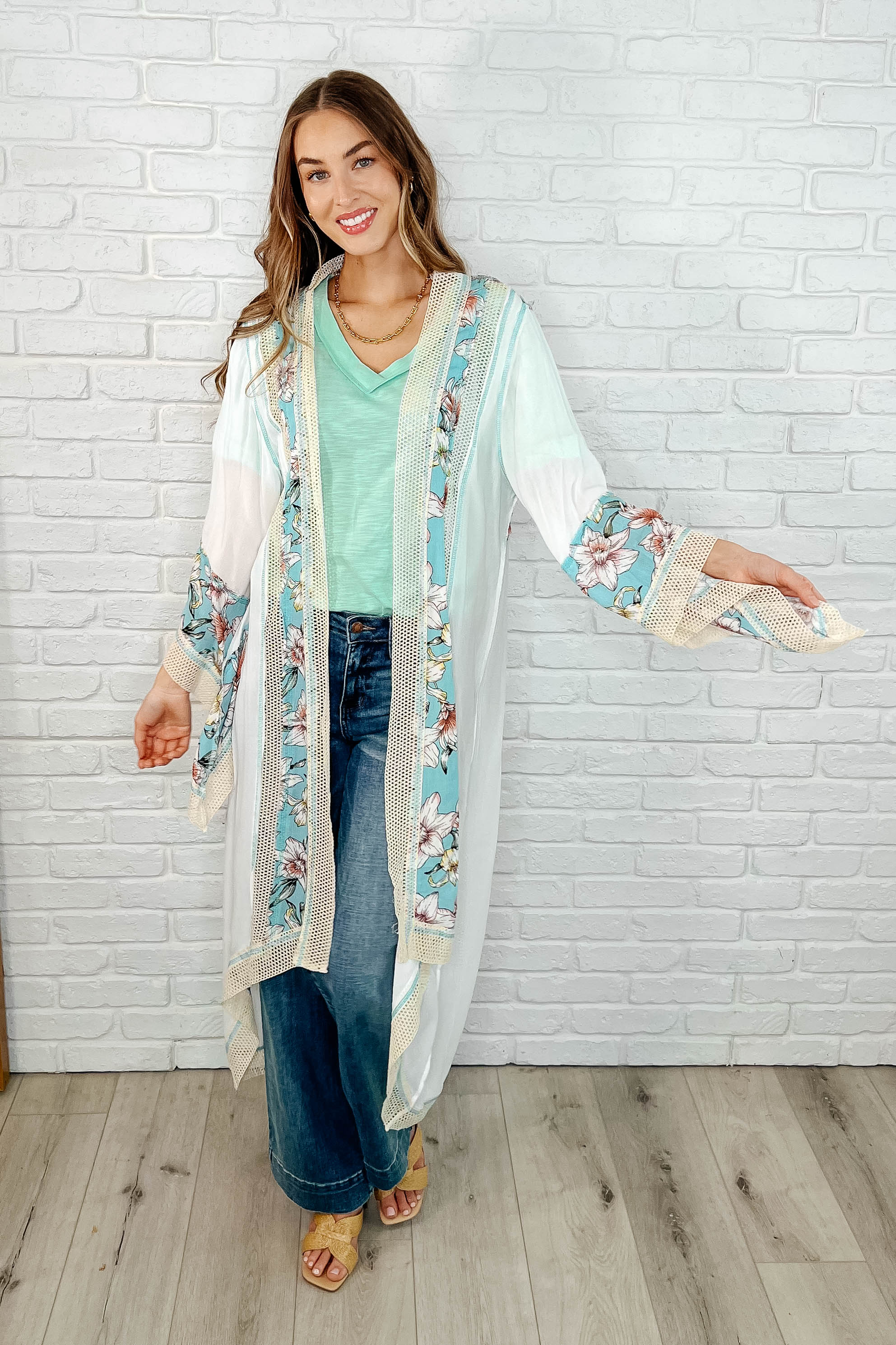 Always Flowing Open Front High Low Cardigan - Makeswep