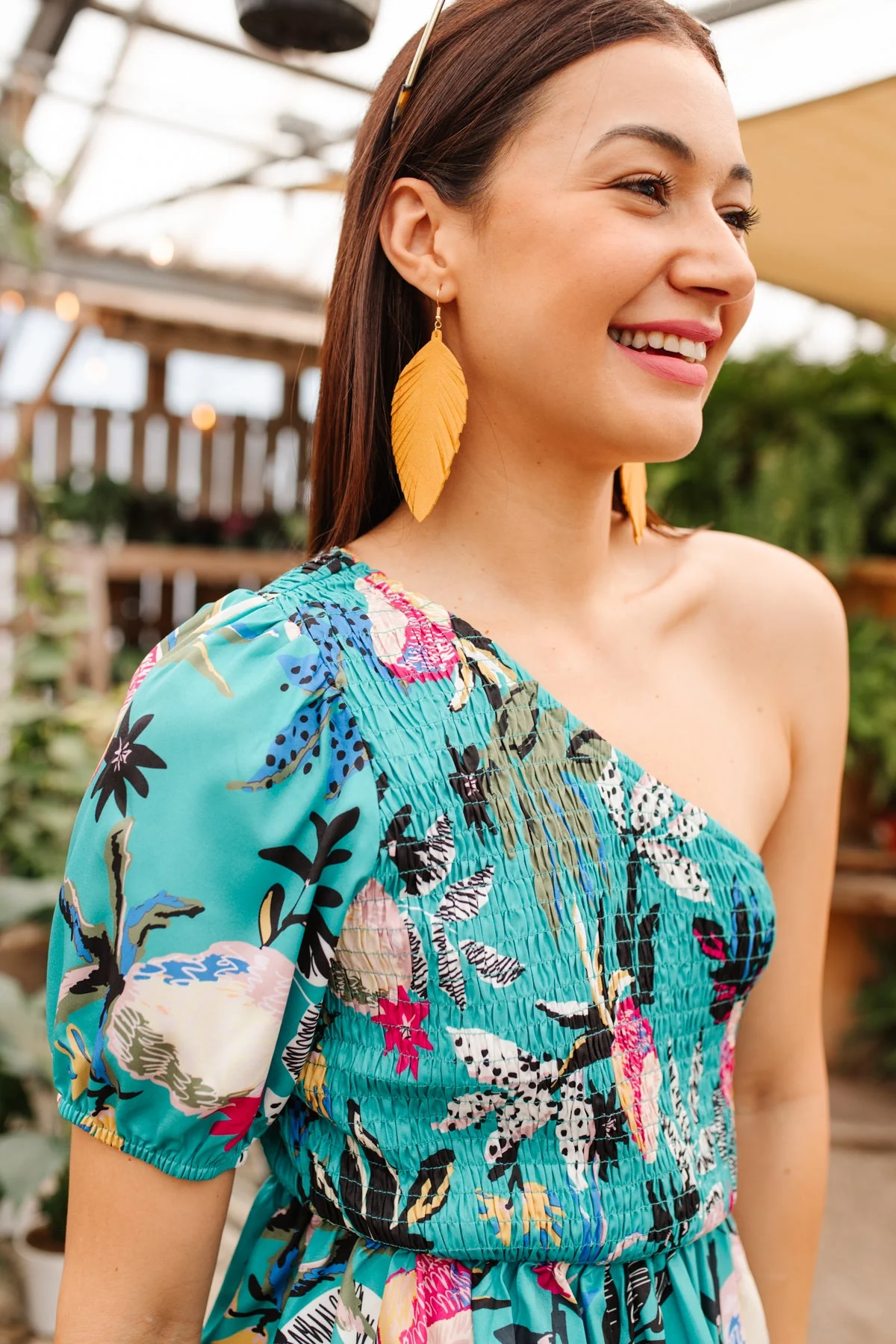 Day Trip Blouse in Emerald - Makeswep