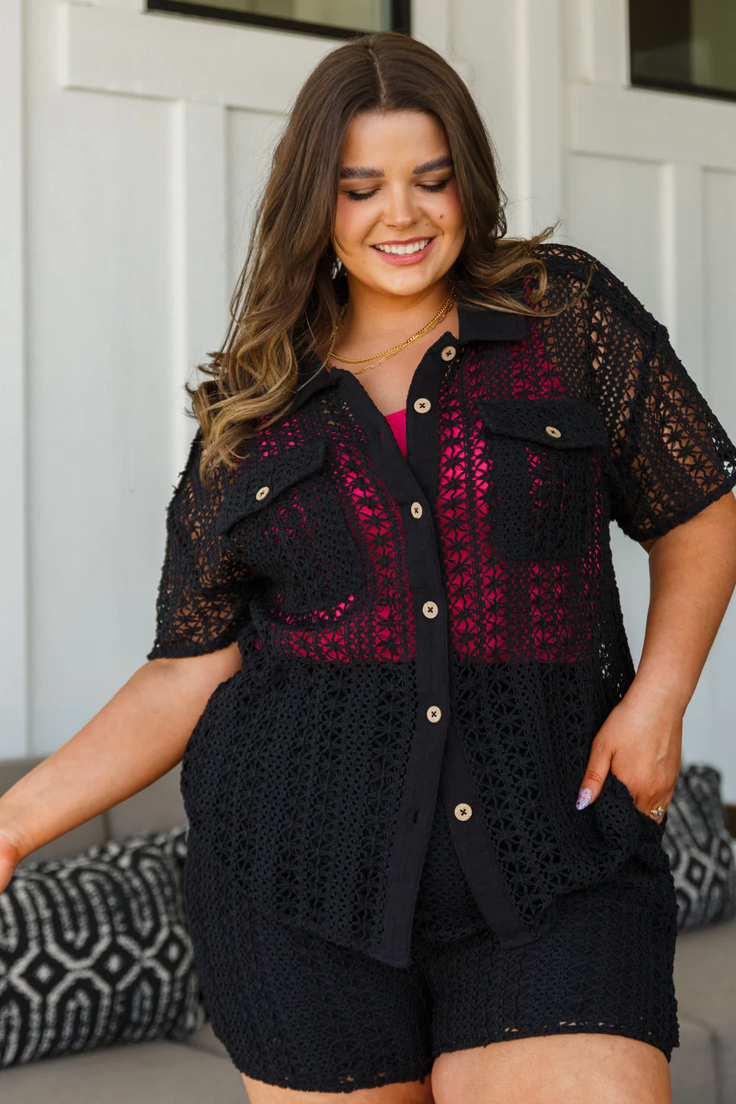 Talk of the Town Lace Set in Black - Makeswep