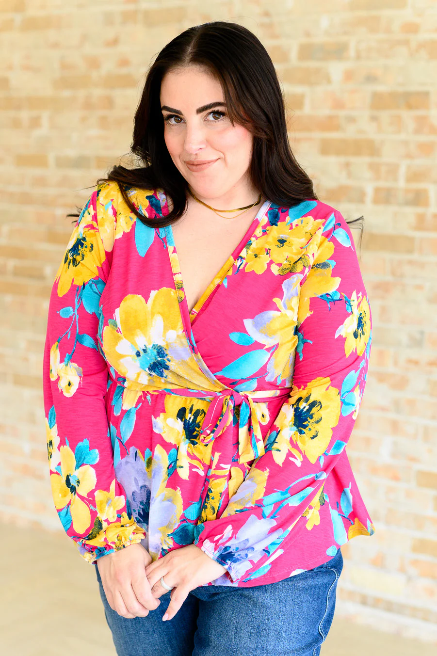 Spring to Be Sprung V-Neck Floral Blouse - Makeswep