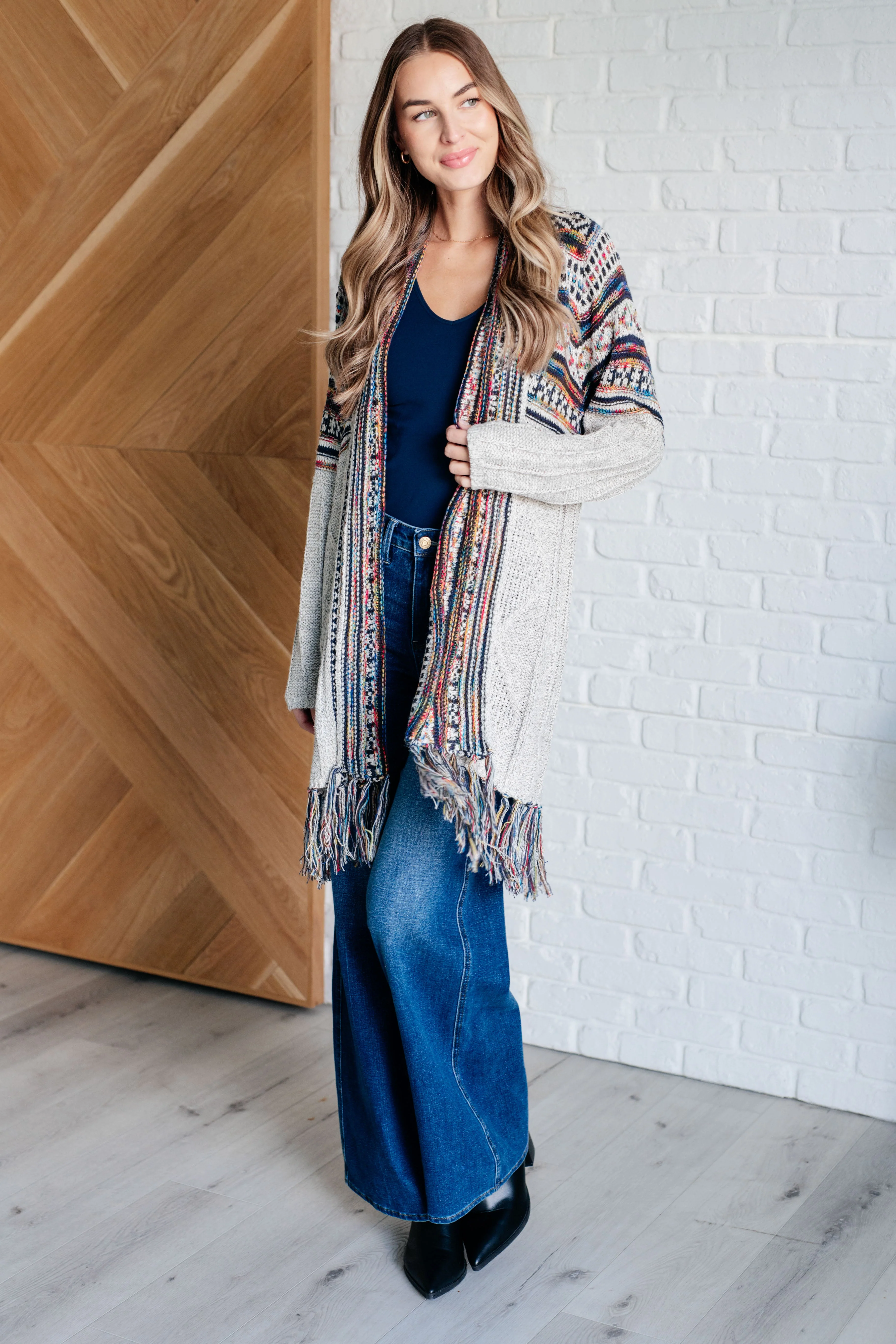 Oh So Lucky Fringe Cardigan - Makeswep