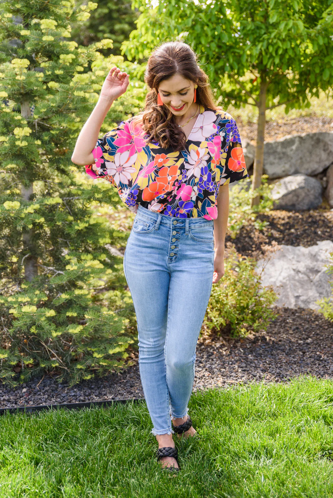 JUDY BLUE Hi-Rise Button Fly Skinny - Makeswep