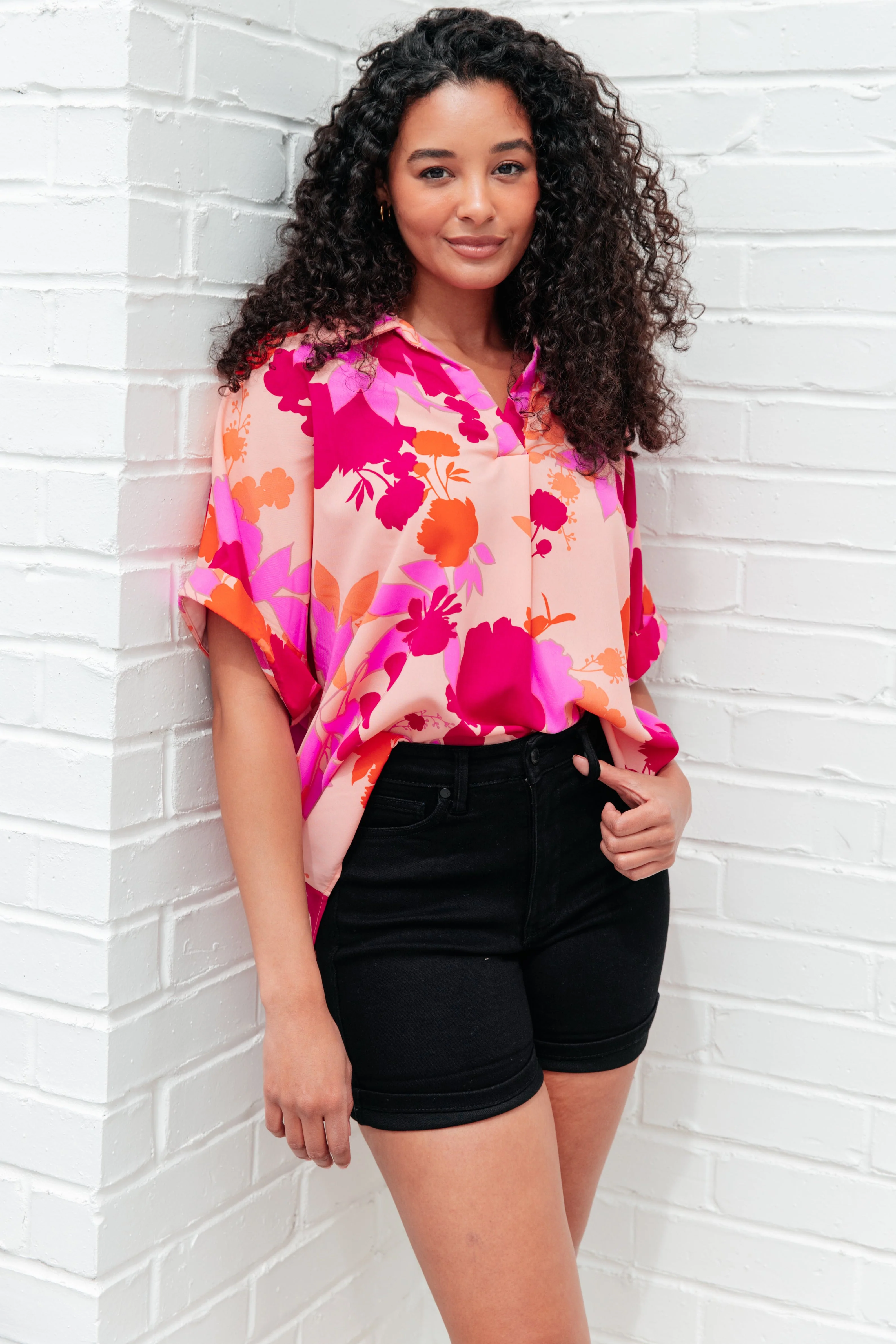 Hazy Cosmic Jive Relaxed Blouse - Makeswep