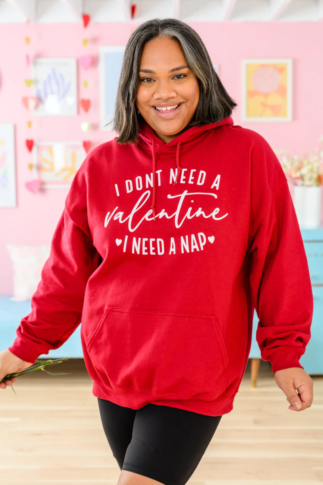 I Don't Need A Valentine Hoodie - Makeswep