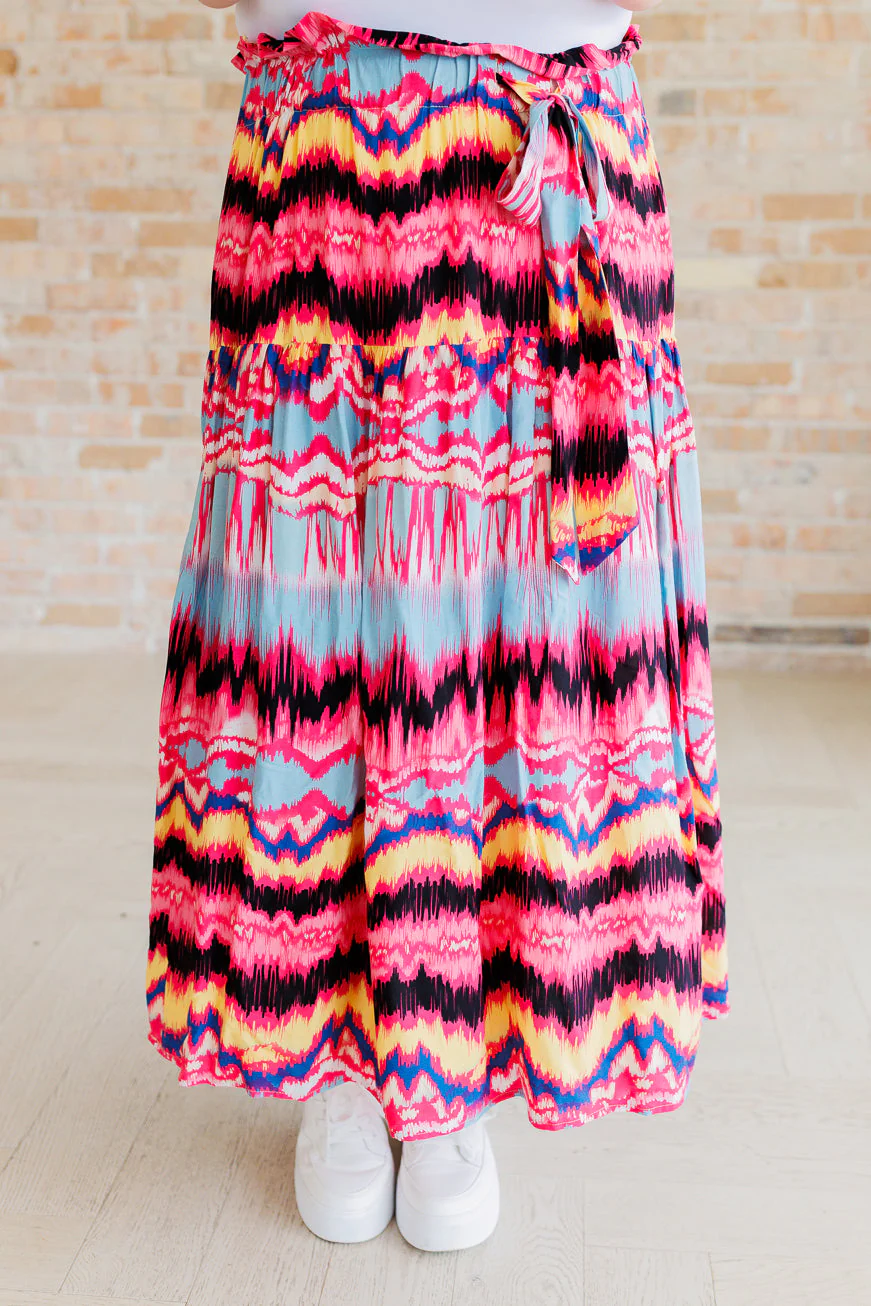 Watch Me Twirl Abstract Skirt - Makeswep