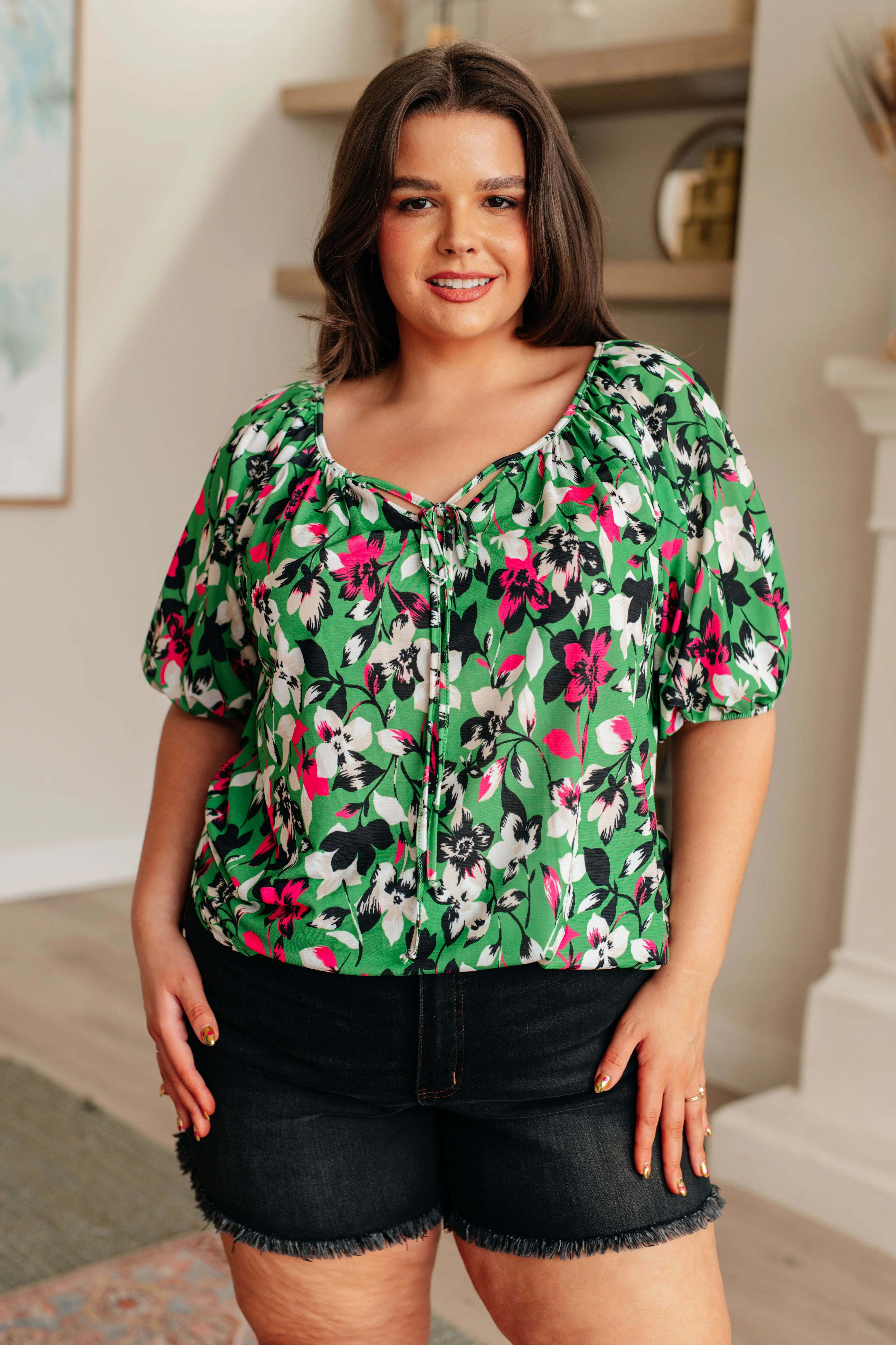 Wild and Bright Floral Top - Makeswep