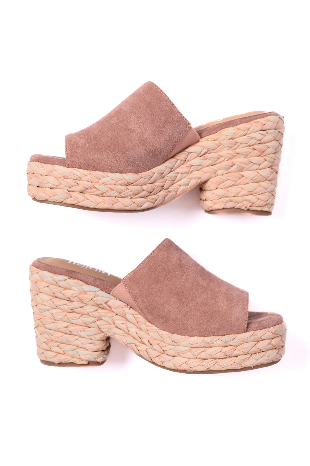 CORKYS Solstice Espadrille Wedge in Blush - Makeswep